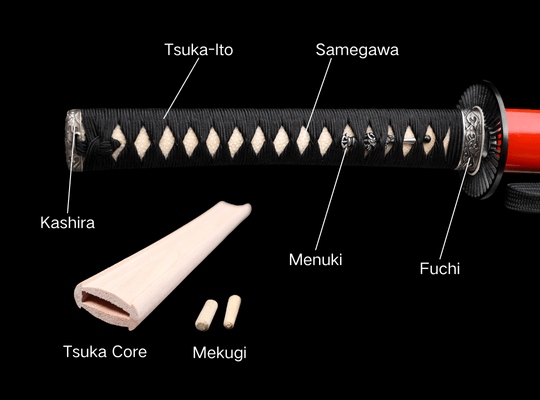Understanding the Katana Handle——Structure, Materials, and Functional Design - KatanaSwordArt