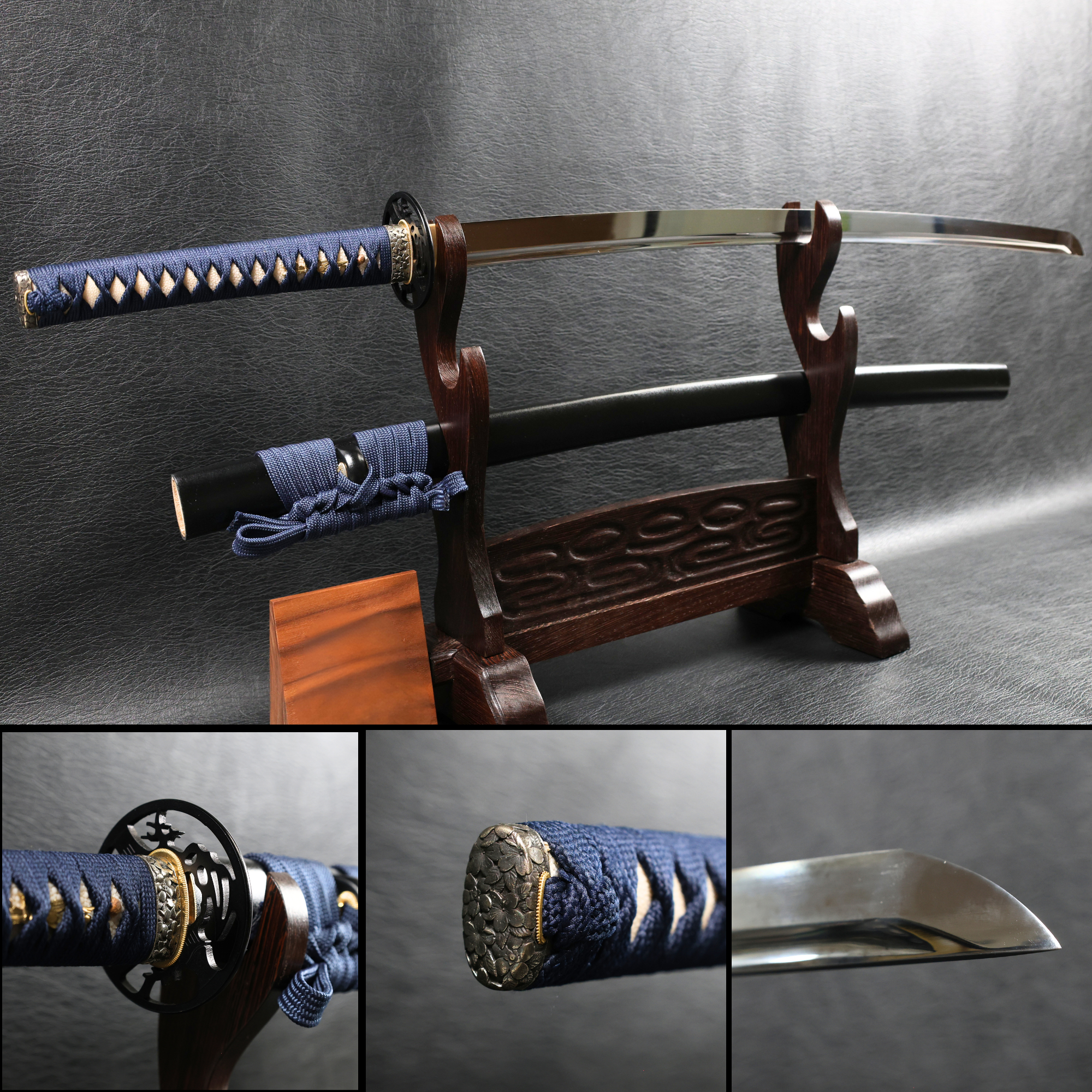 Katana Sakuradusk Spring Steel with Mirror Blade | KSA Qing