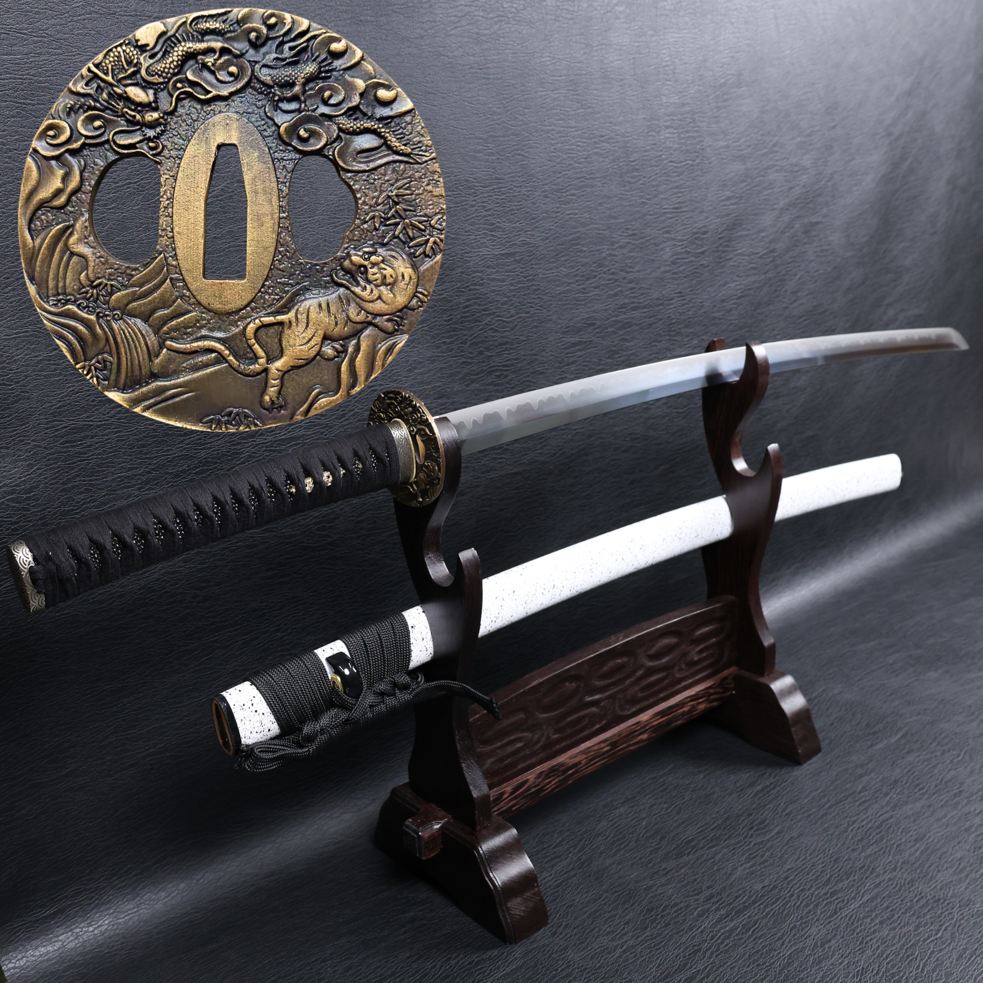Katana Masayuki T10 Clay Tempered Blade with Sanbonsugi Hamon | KSA Huo