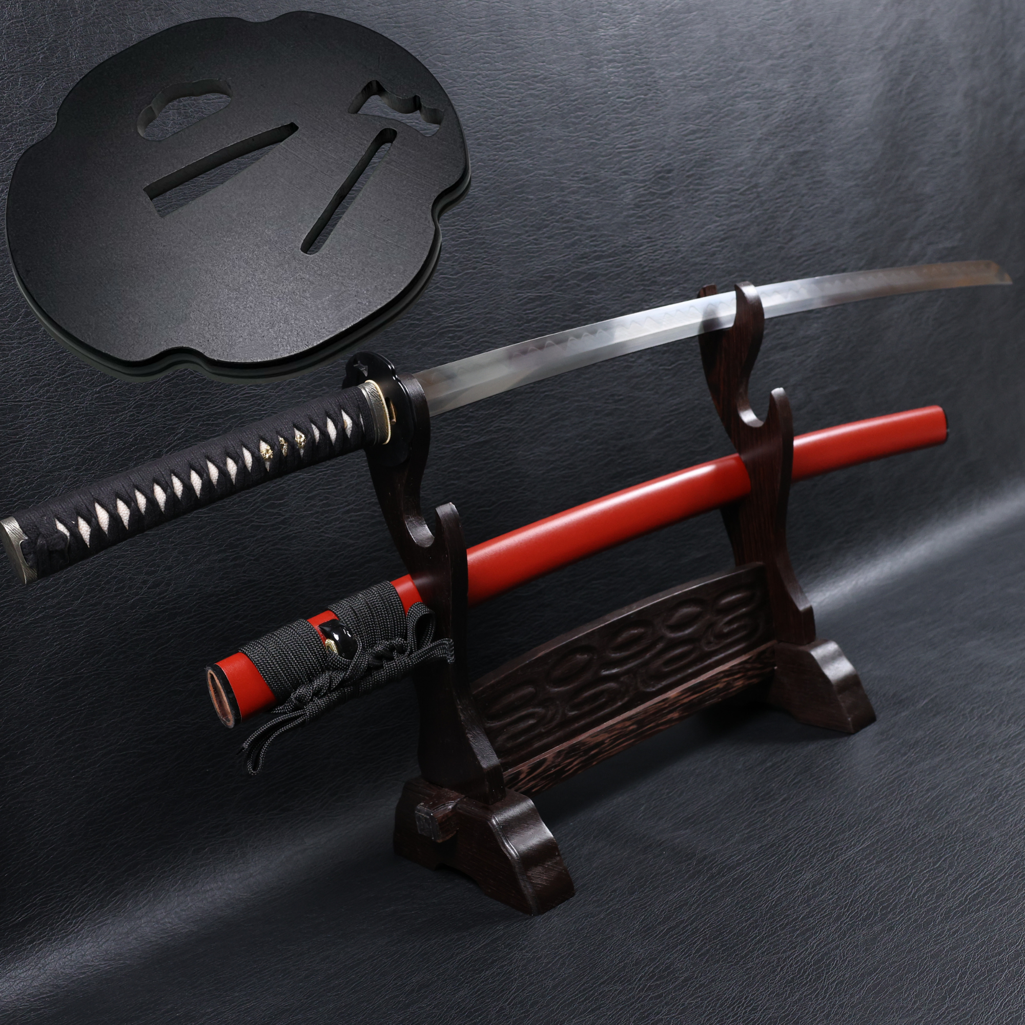 Katana Motonari T10 Clay Tempered Blade with Notare Wave Hamon | KSA Huo