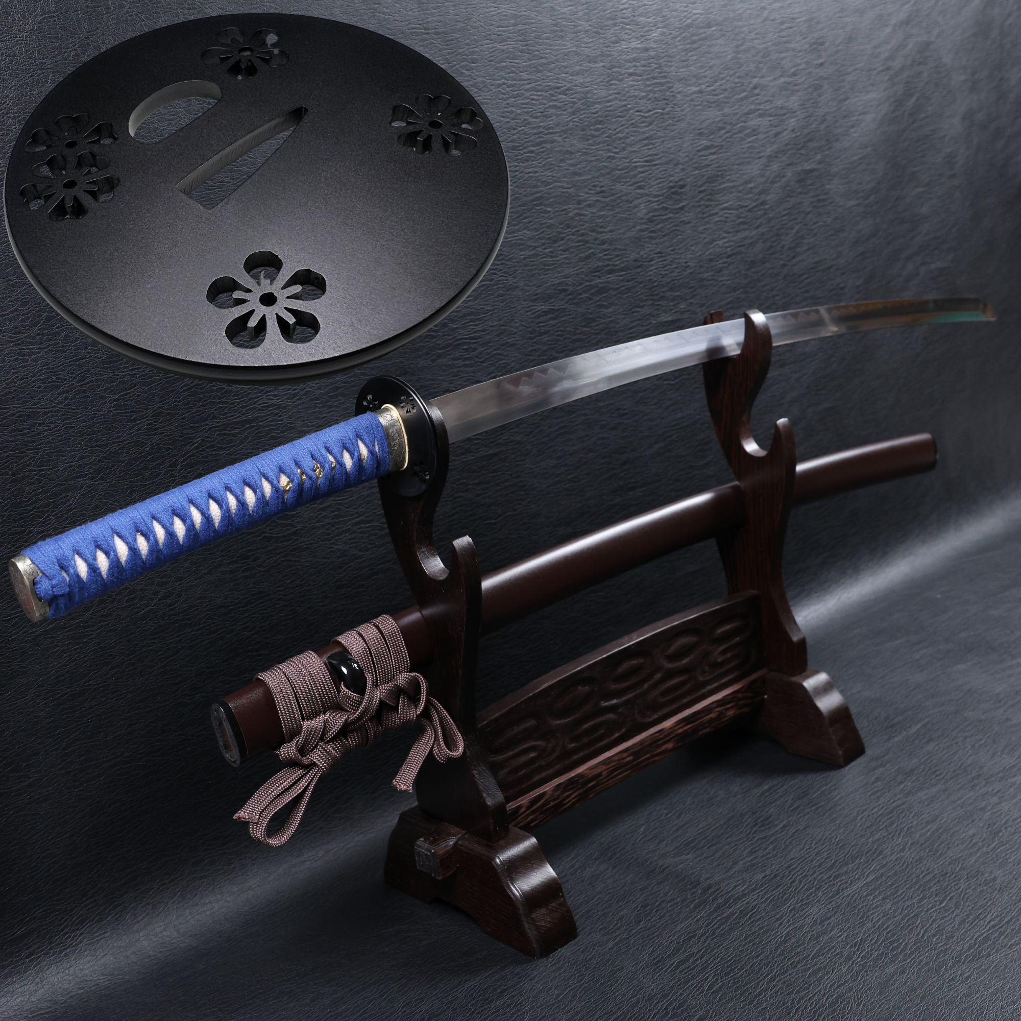 Katana Masashige T10 Clay Tempered Blade with Notare Wave Hamon | KSA Huo