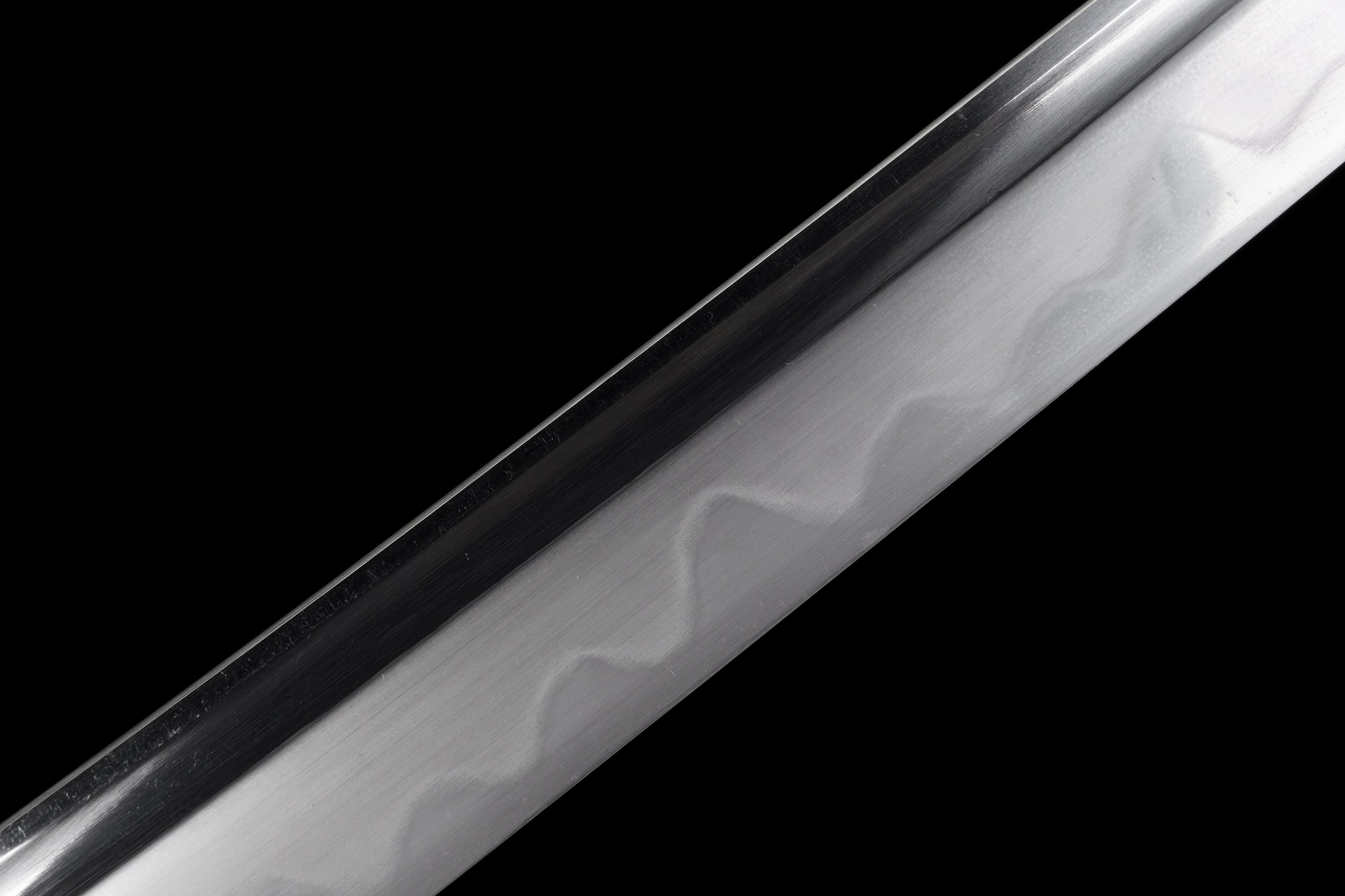 Katana Shadow Veil T10 Clay Tempered Blade with Black Lacquer Saya 影紗