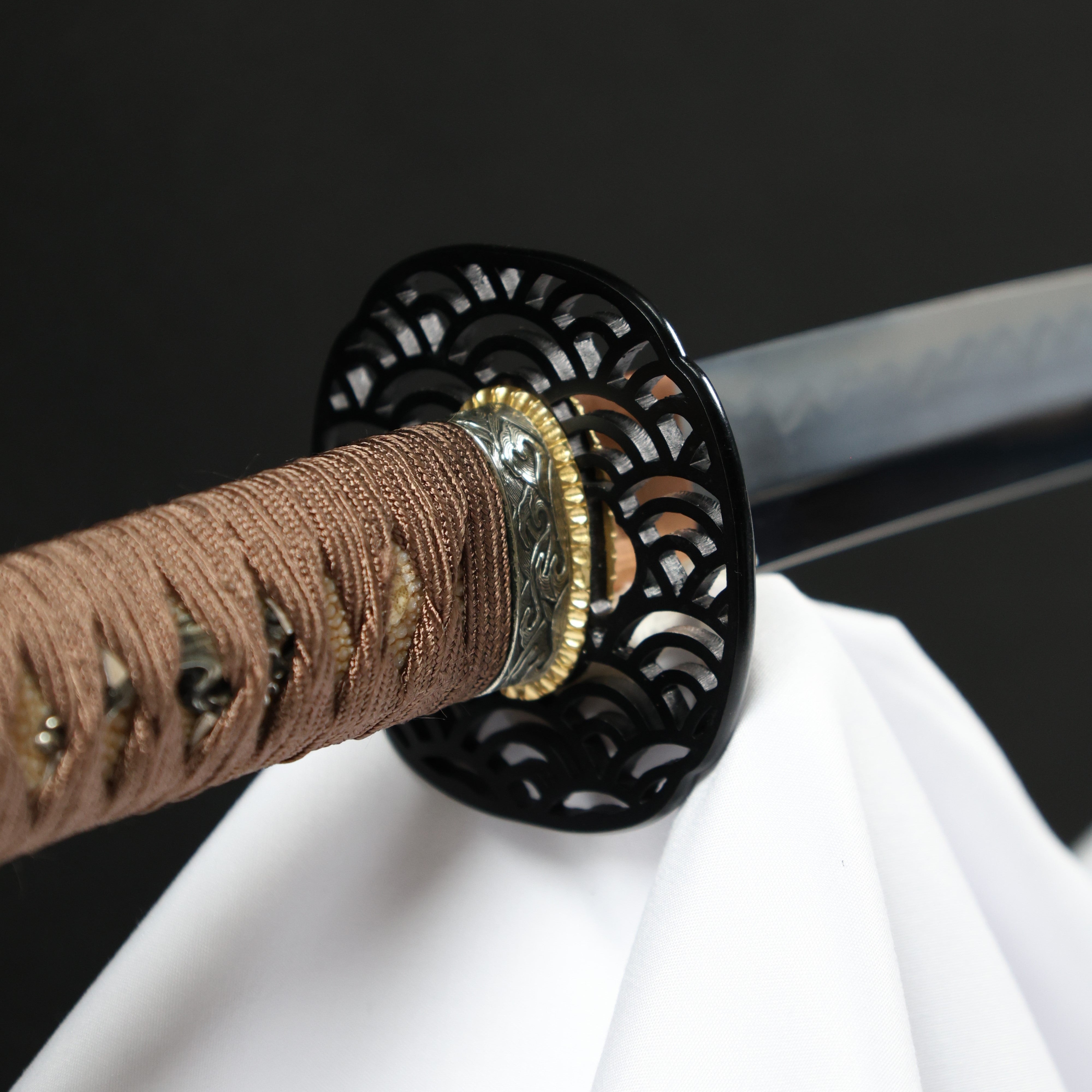 Katana Black Wave Maru Blade Kuronami Koshirae 黒浪 | TangGu Sword
