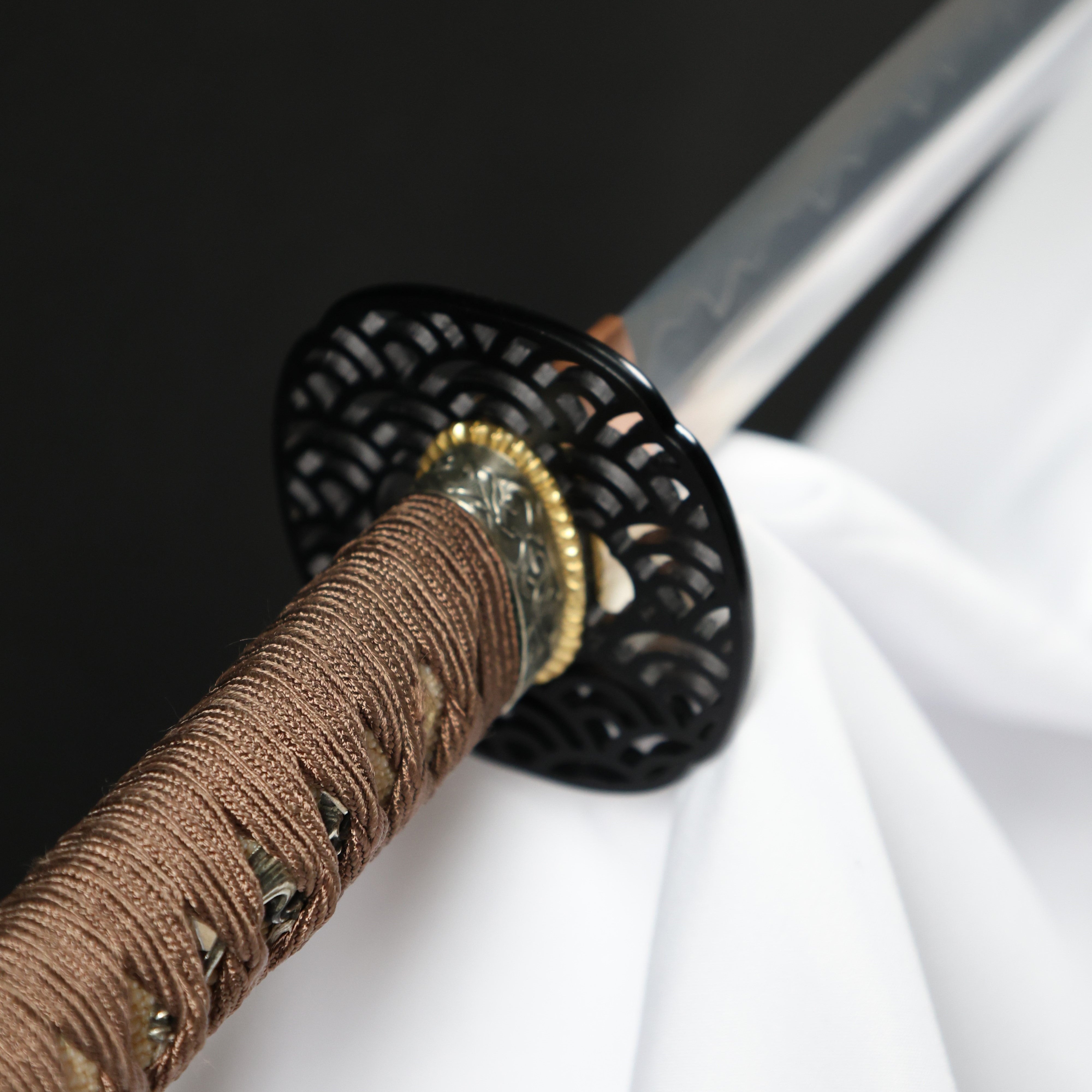 Katana Black Wave Maru Blade Kuronami Koshirae 黒浪 | TangGu Sword