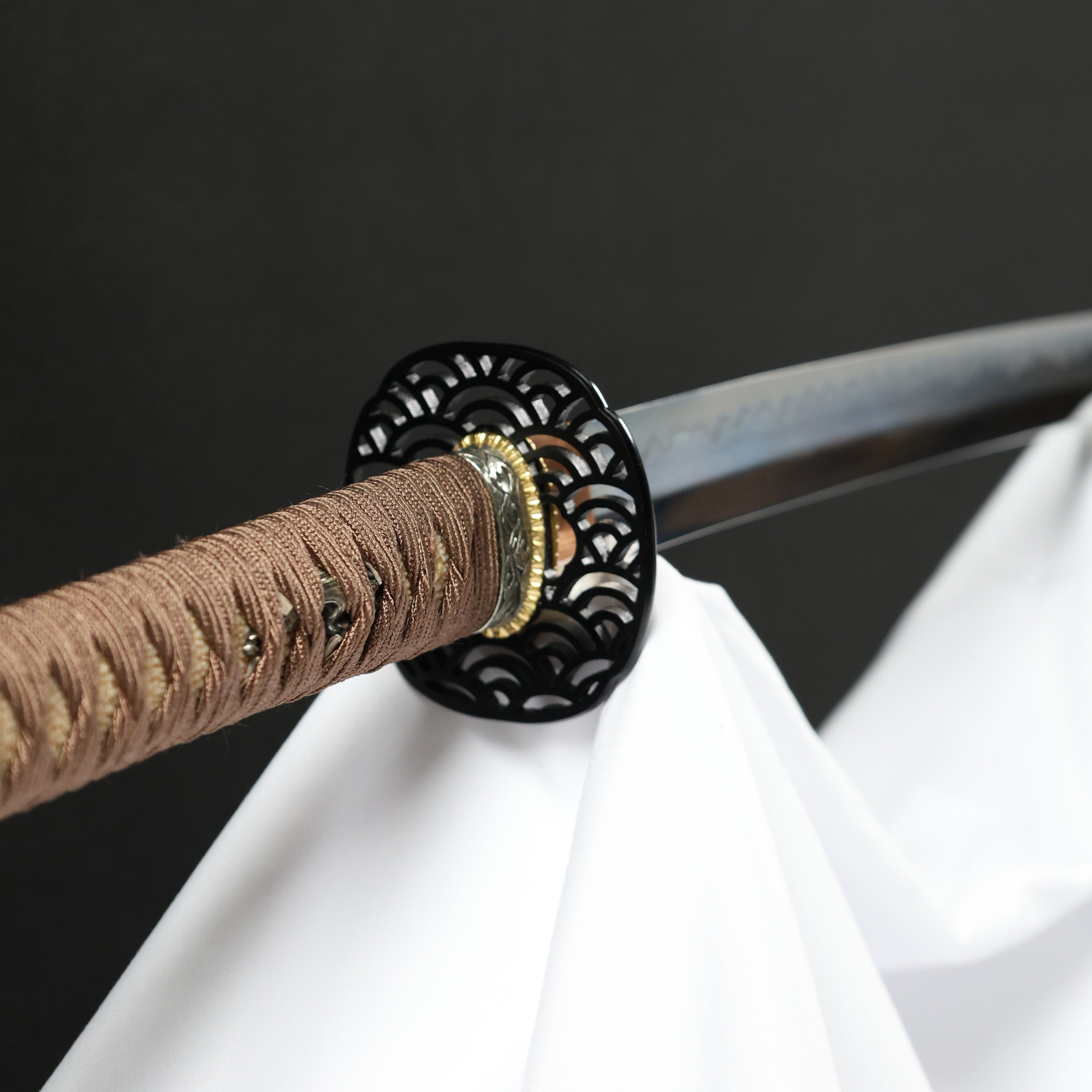 Katana Black Wave Maru Blade Kuronami Koshirae 黒浪 | TangGu Sword