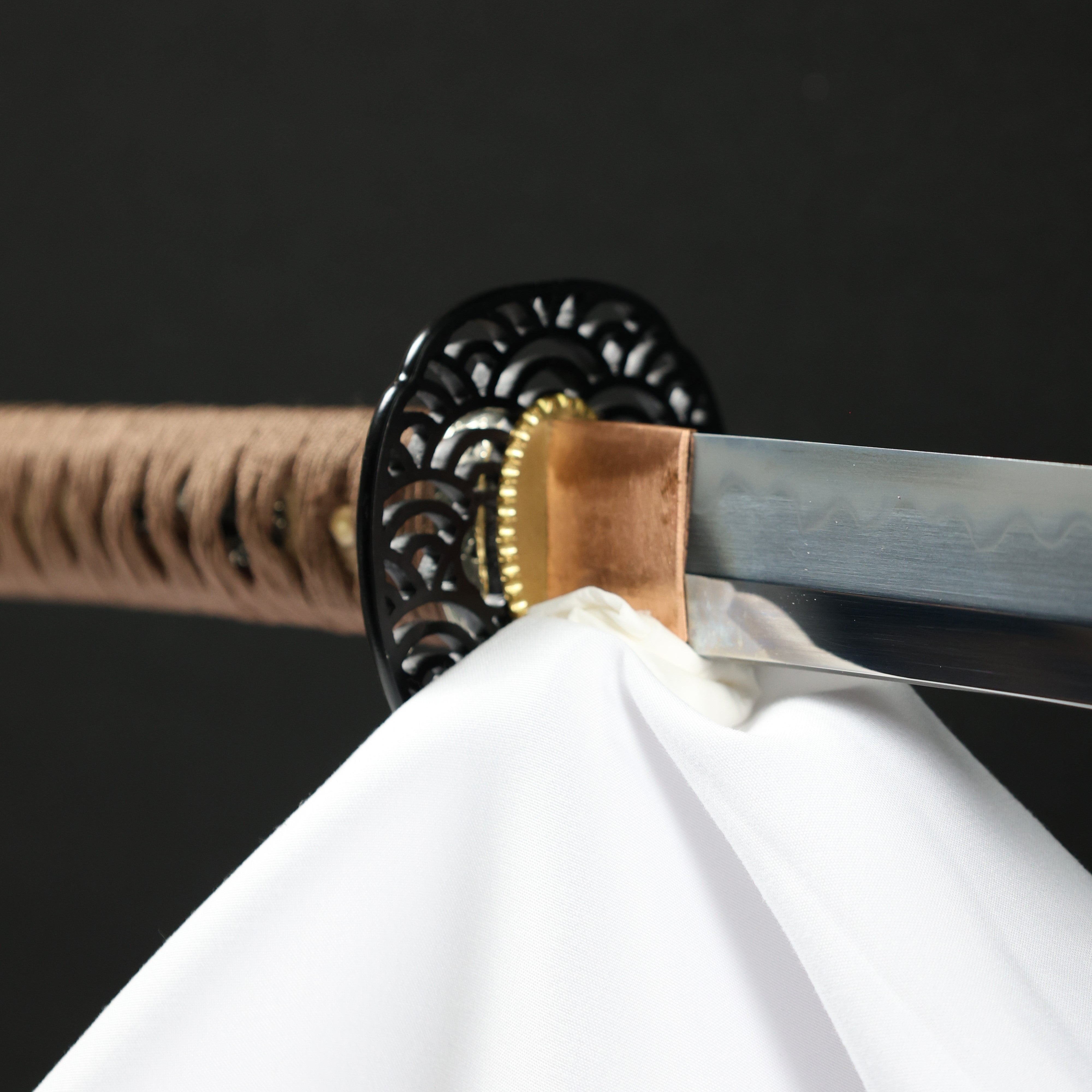 Katana Black Wave Maru Blade Kuronami Koshirae 黒浪 | TangGu Sword