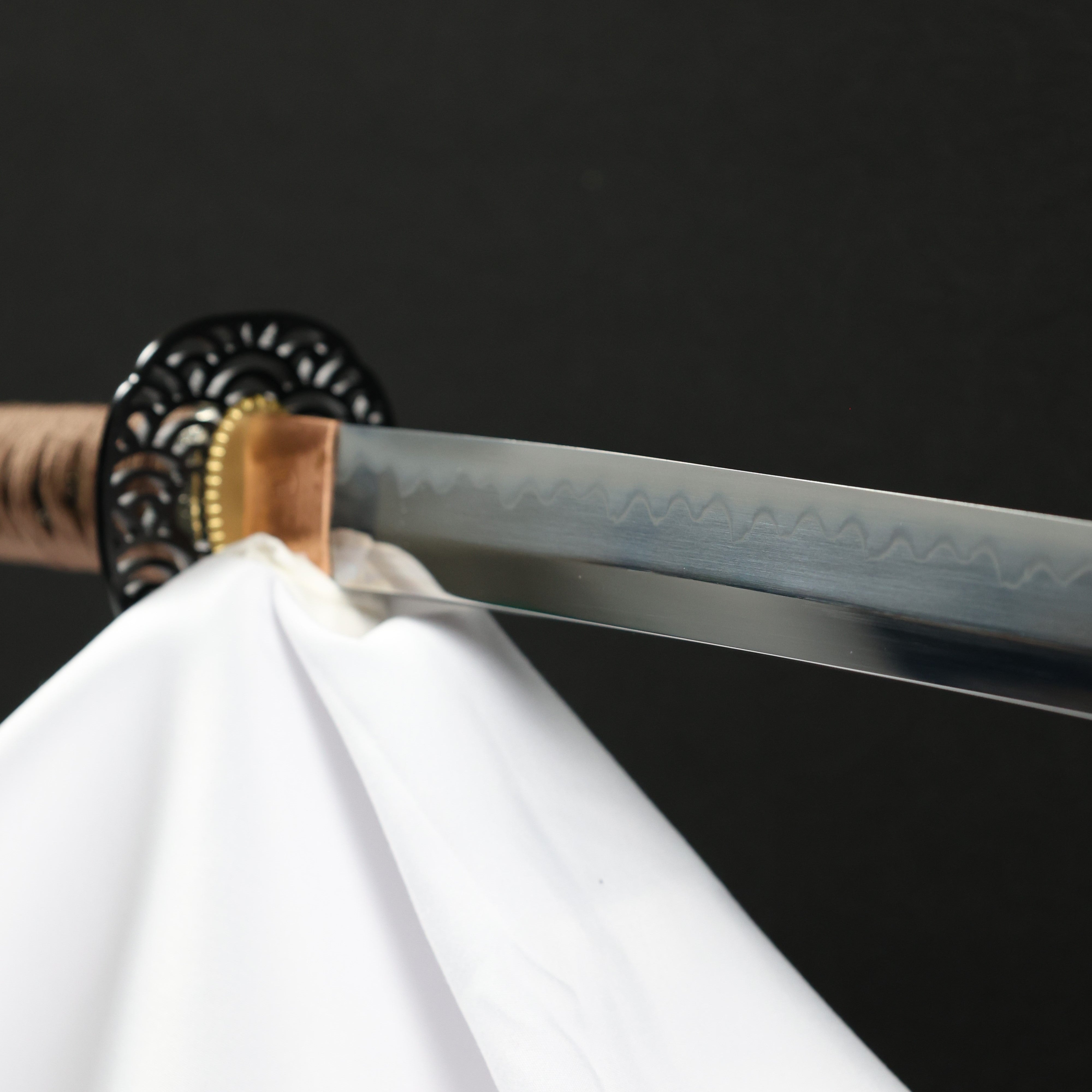 Katana Black Wave Maru Blade Kuronami Koshirae 黒浪 | TangGu Sword