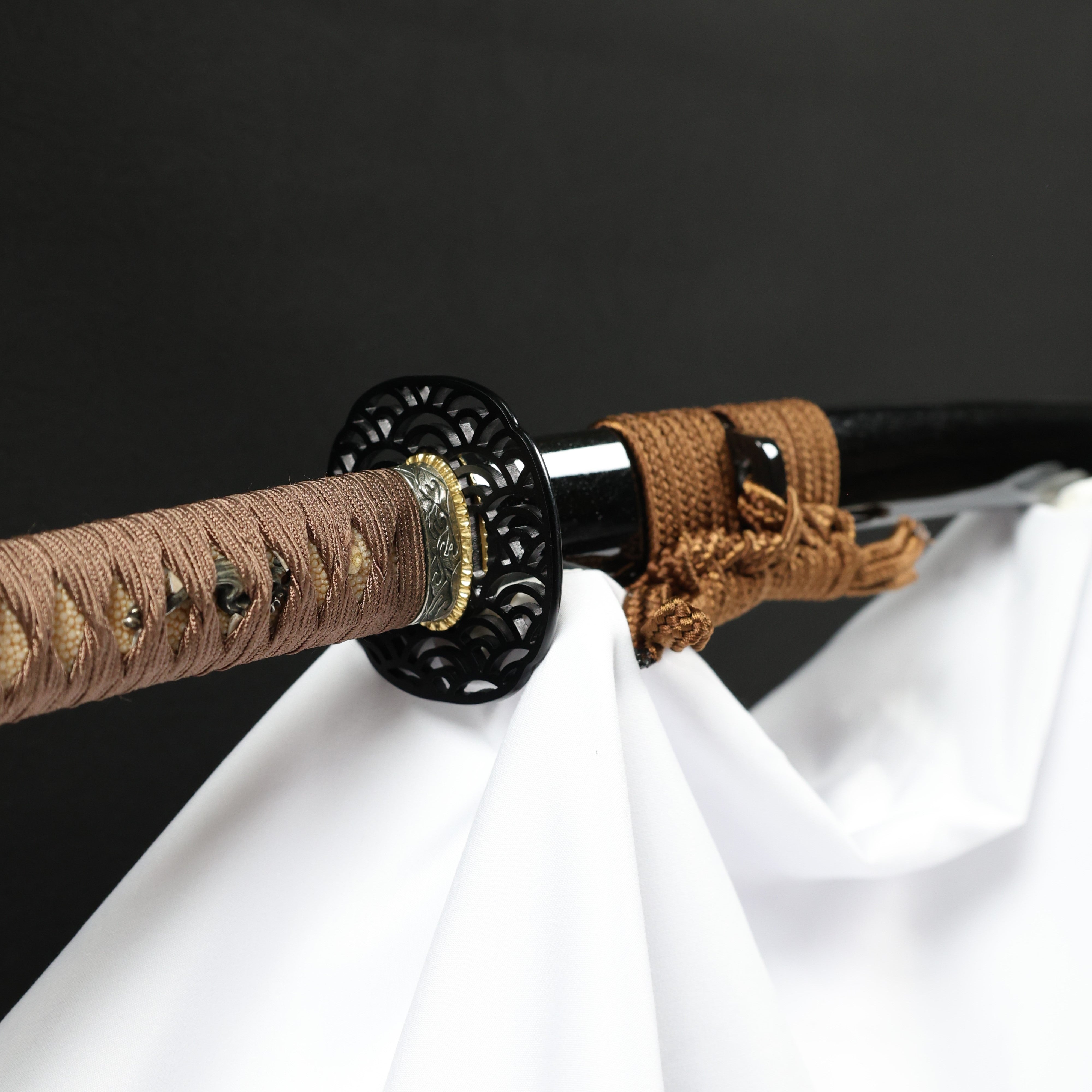 Katana Black Wave Maru Blade Kuronami Koshirae 黒浪 | TangGu Sword