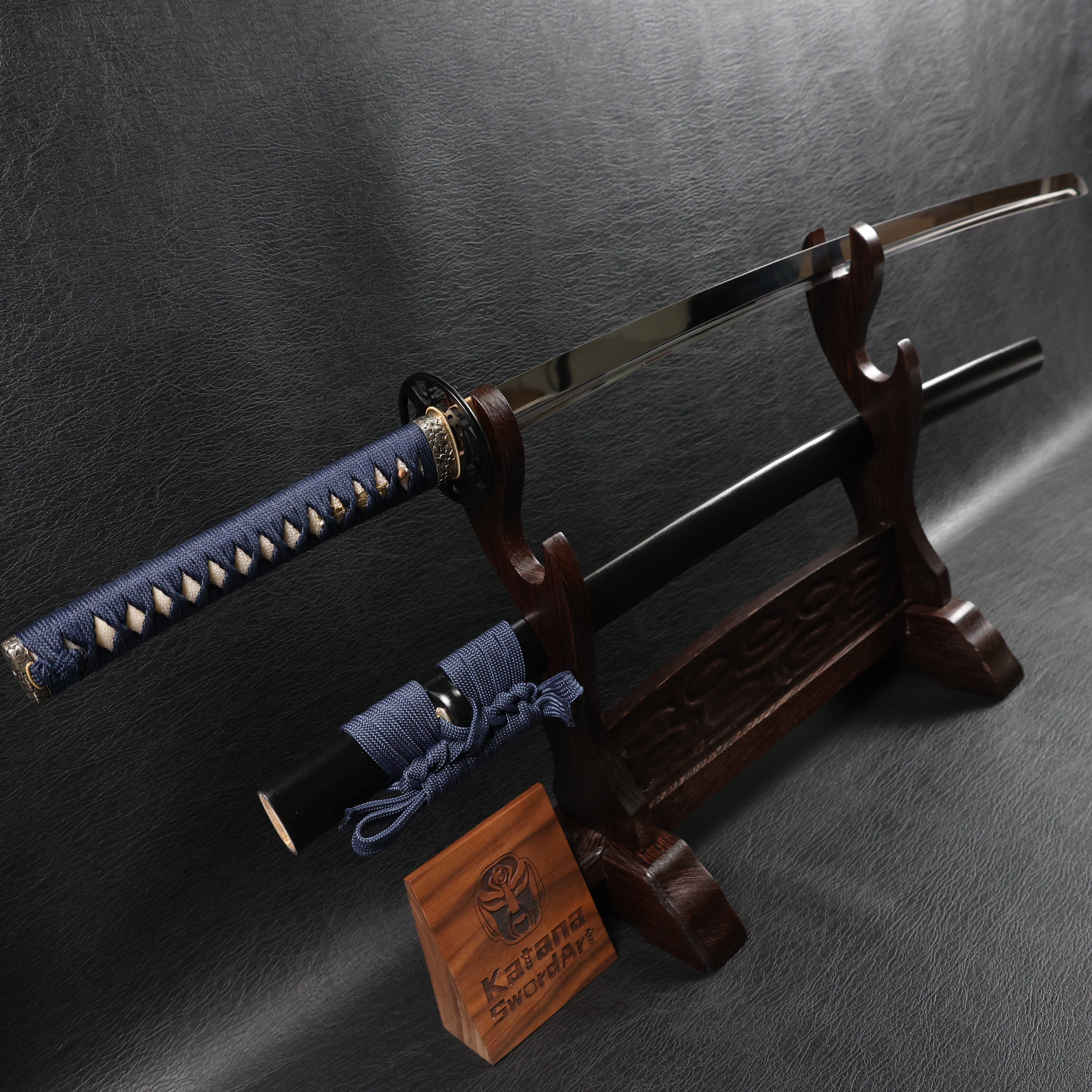KSA Qing – Sakuradusk Katana Spring Steel with Mirror Blade