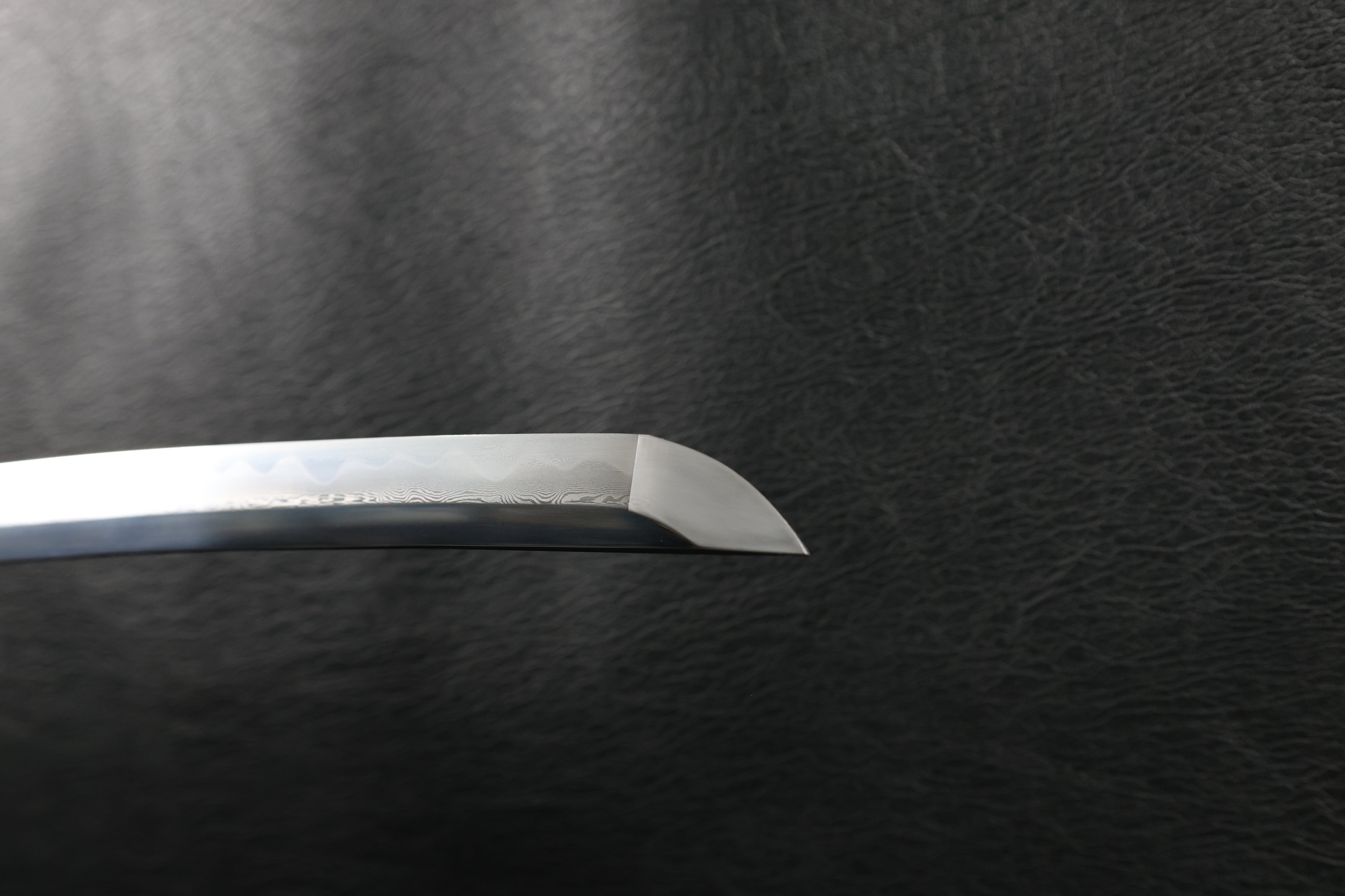 Katana Nagamasa Folded Steel Clay Tempered Blade with Sanbonsugi Hamon | KSA Hua