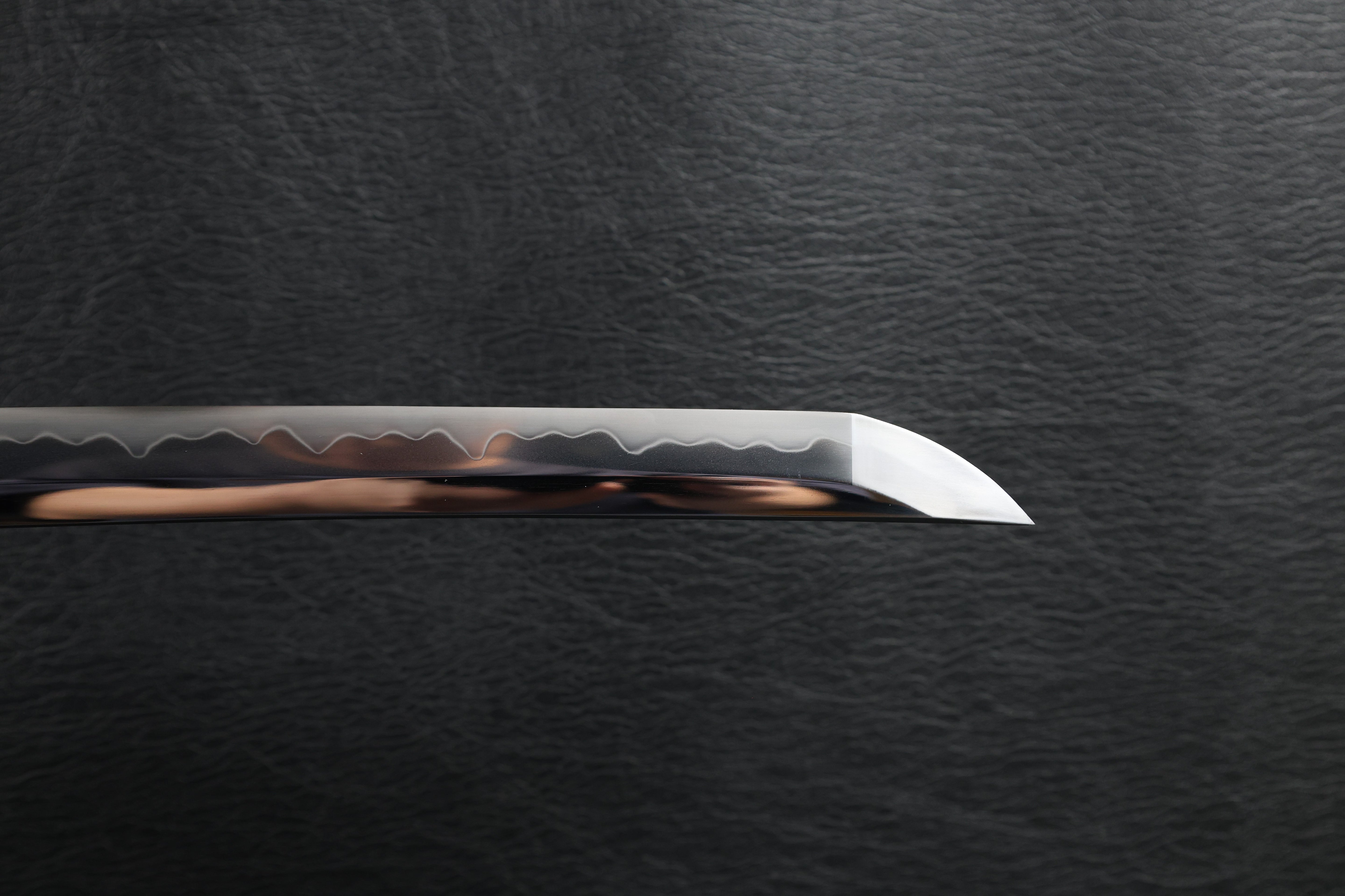 Katana Masayuki T10 Clay Tempered Blade with Sanbonsugi Hamon | KSA Huo
