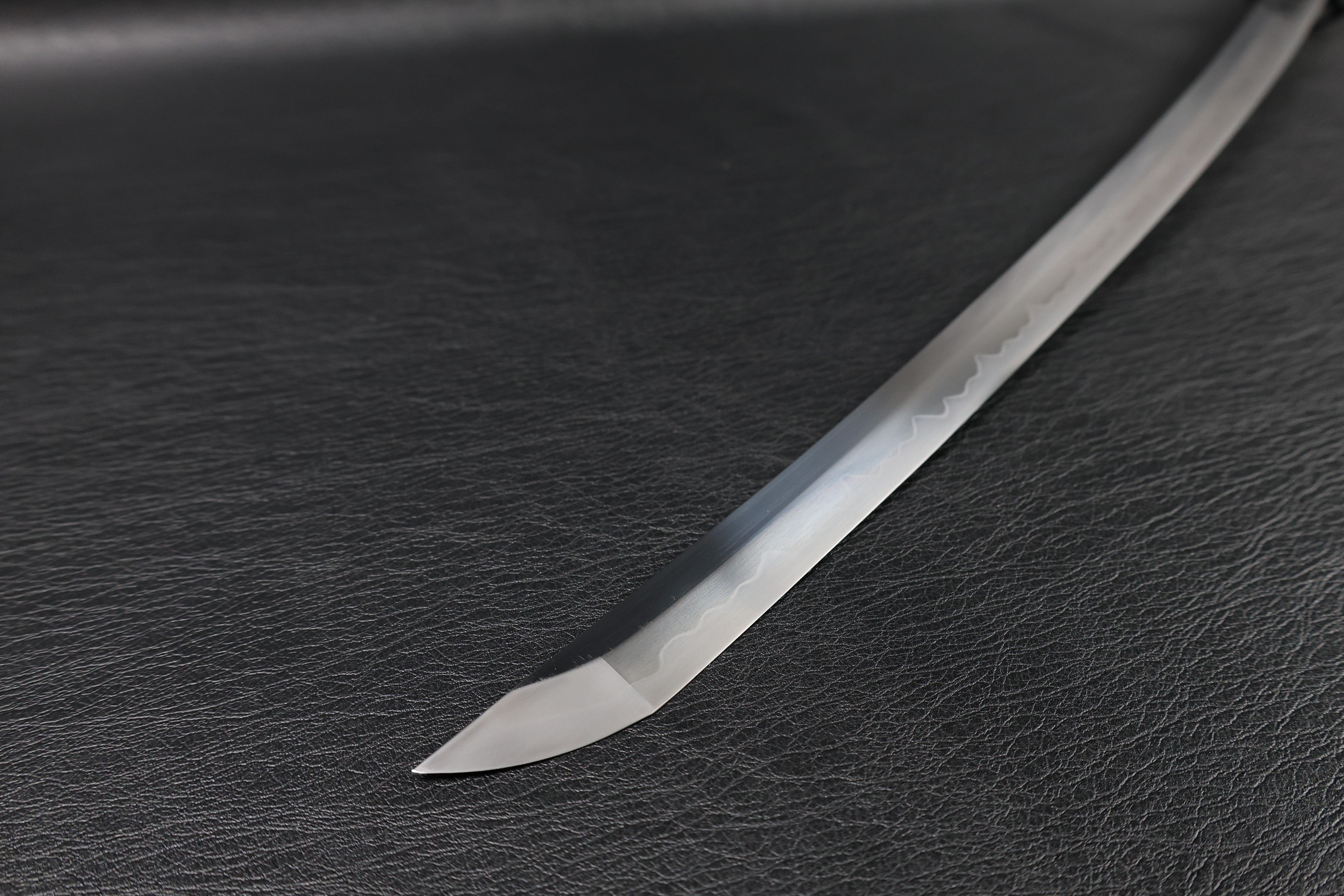 Katana Masayuki T10 Clay Tempered Blade with Sanbonsugi Hamon | KSA Huo