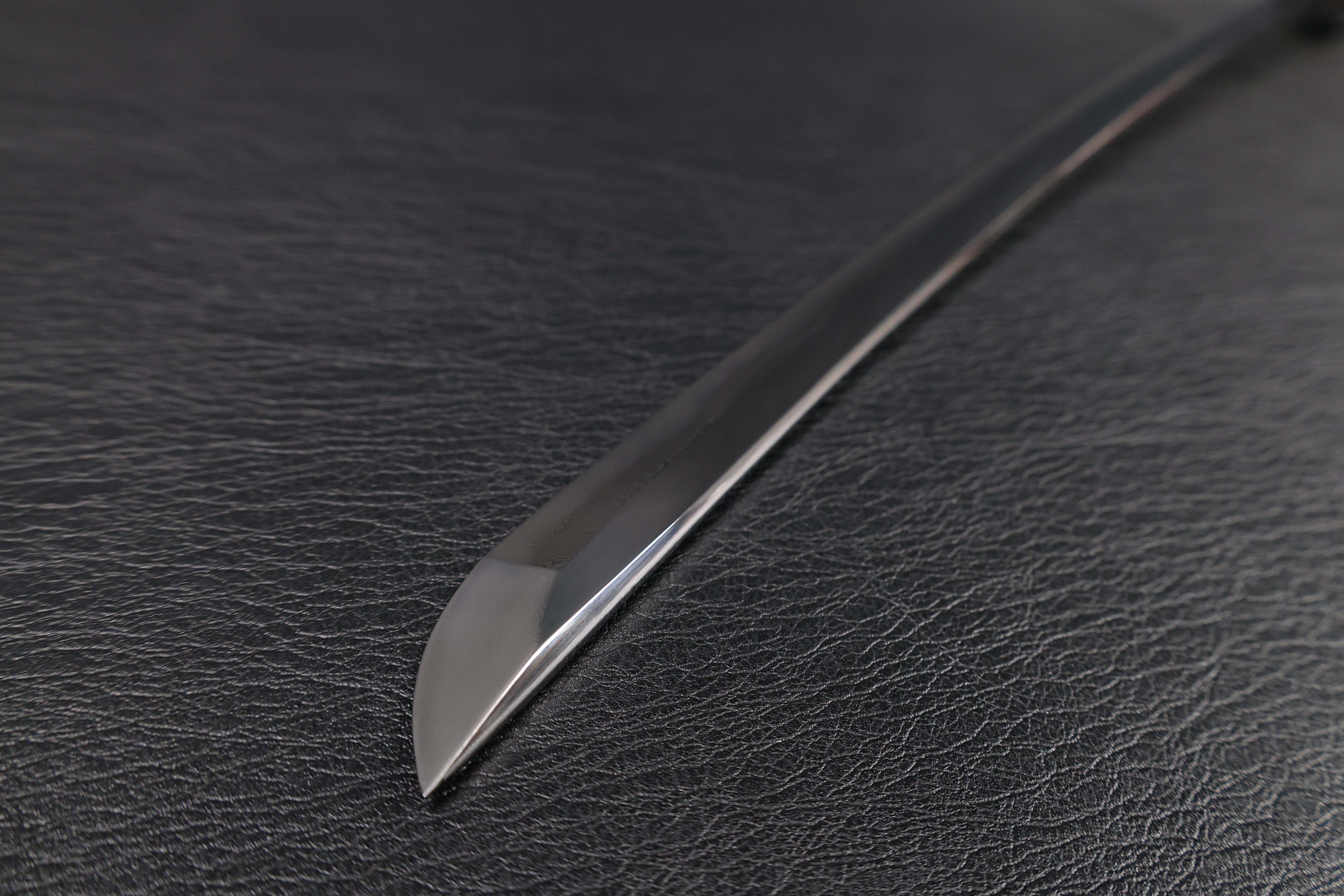Katana Nagamasa Folded Steel Clay Tempered Blade with Sanbonsugi Hamon | KSA Hua