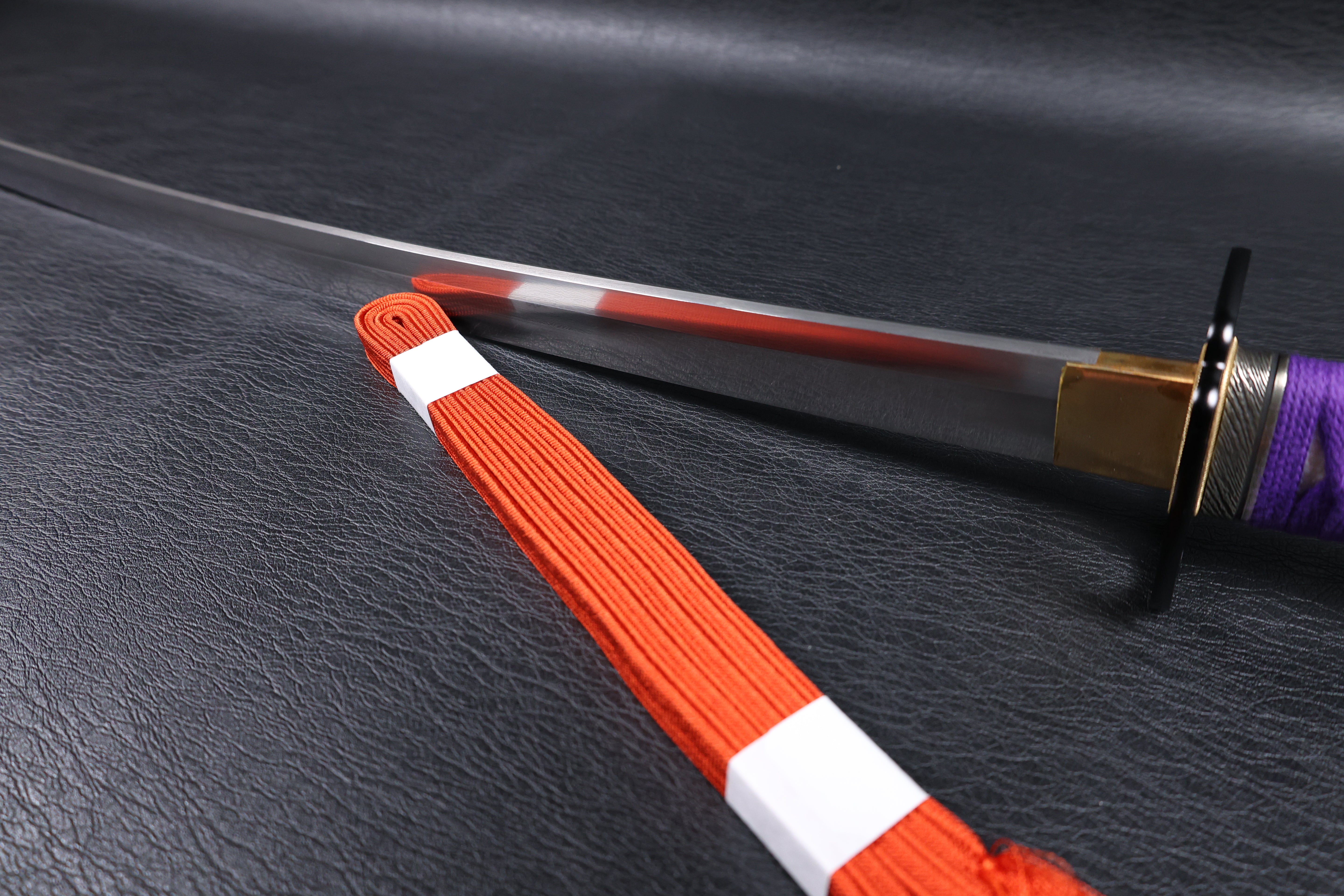 Katana Shingen Folded Steel Clay Tempered Blade with Notare Wave Hamon | KSA Hua