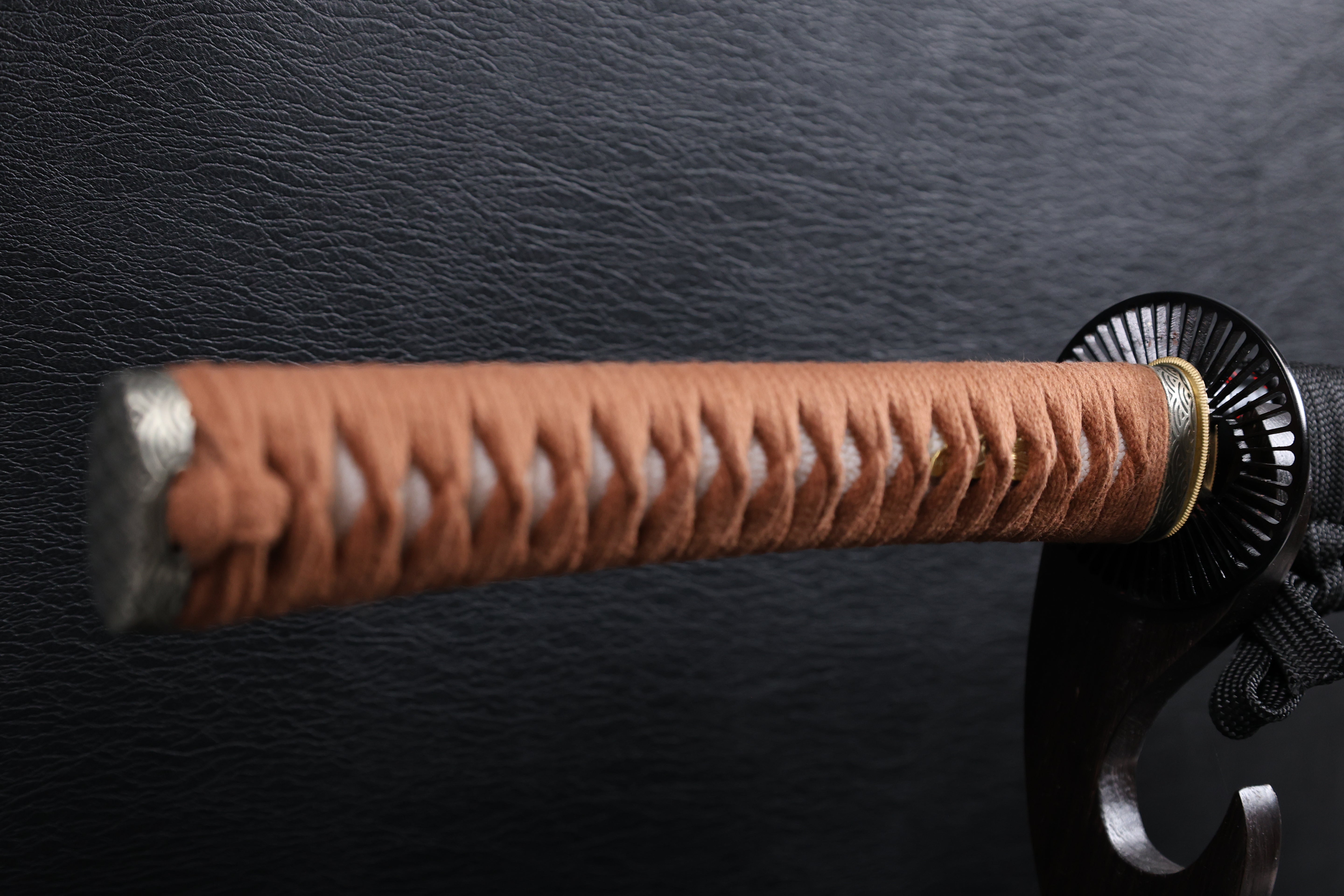 Katana Nobunaga Folded Steel Clay Tempered Blade with Notare Wave Hamon | KSA Hua