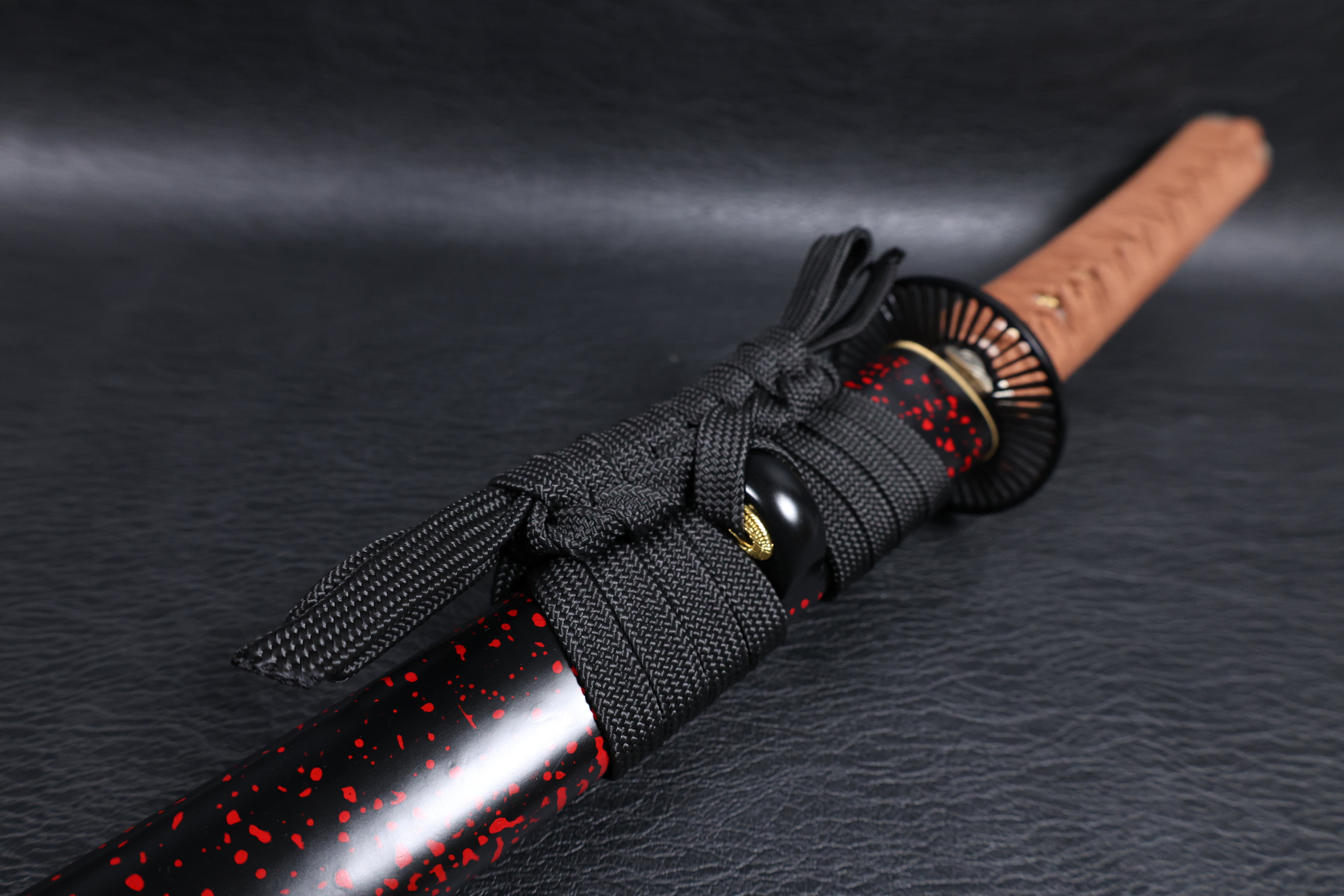 Katana Nobunaga Folded Steel Clay Tempered Blade with Notare Wave Hamon | KSA Hua