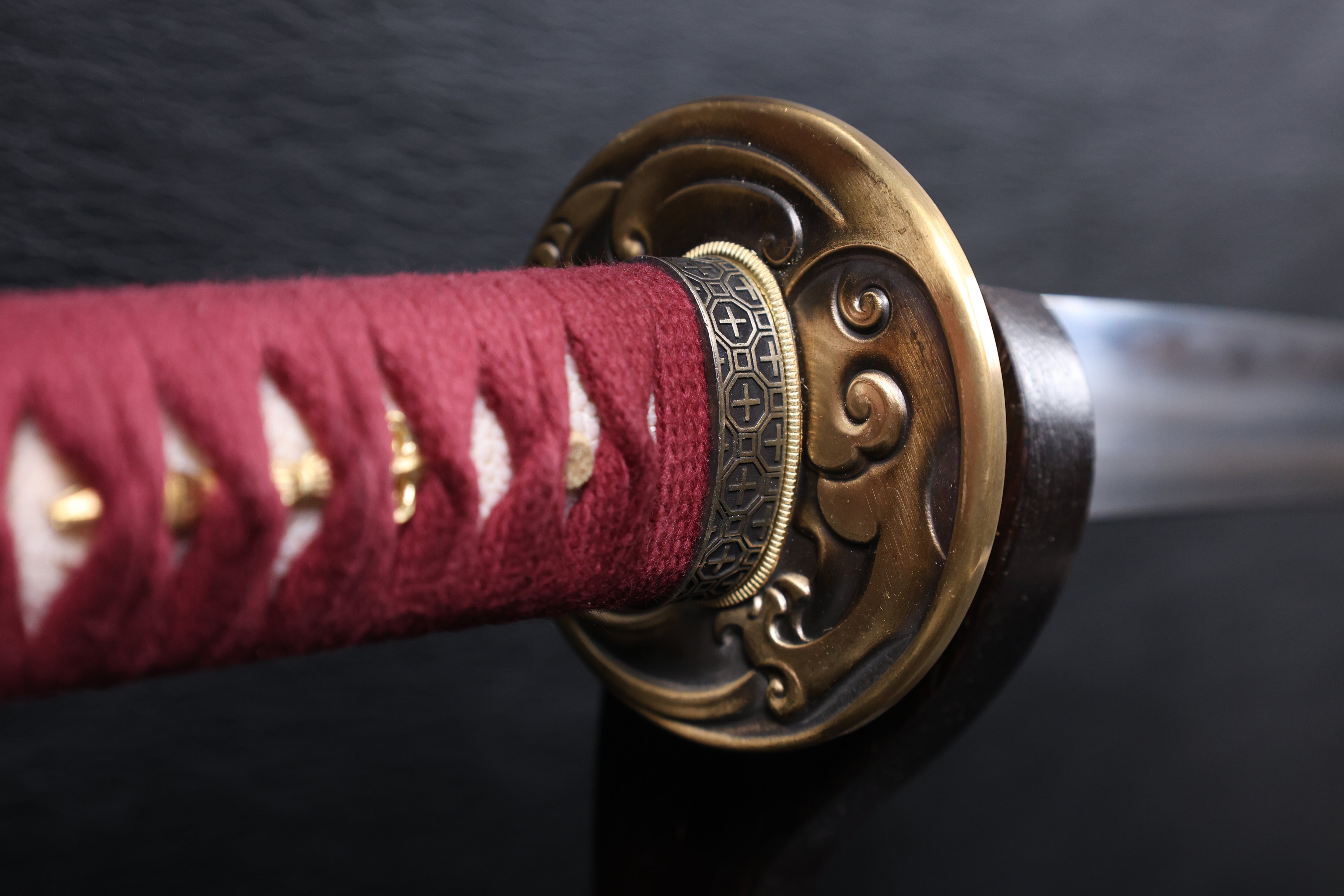 Katana Masamune Folded Steel Clay Tempered Blade with Notare Wave Hamon | KSA Hua