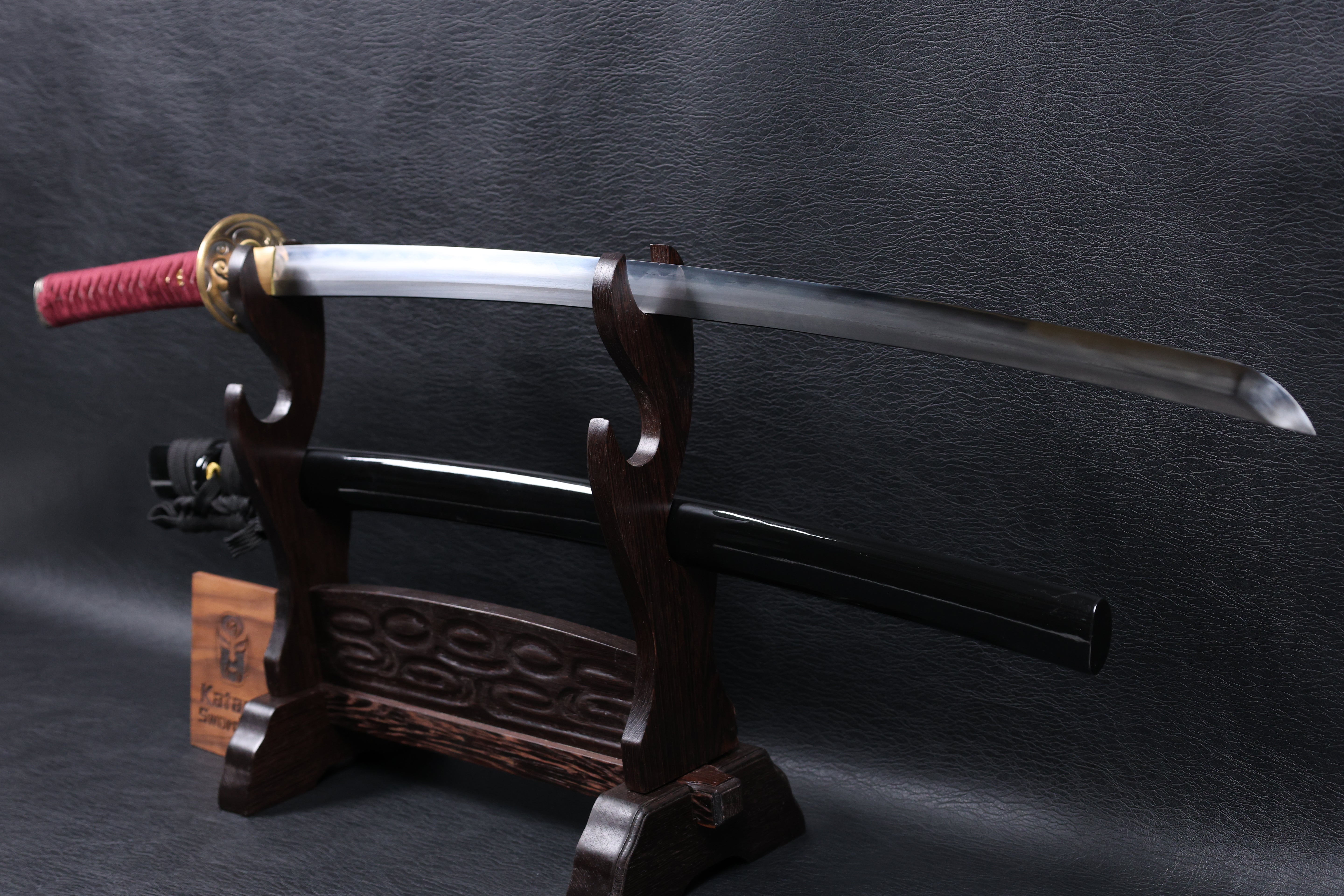 Katana Masamune Folded Steel Clay Tempered Blade with Notare Wave Hamon | KSA Hua