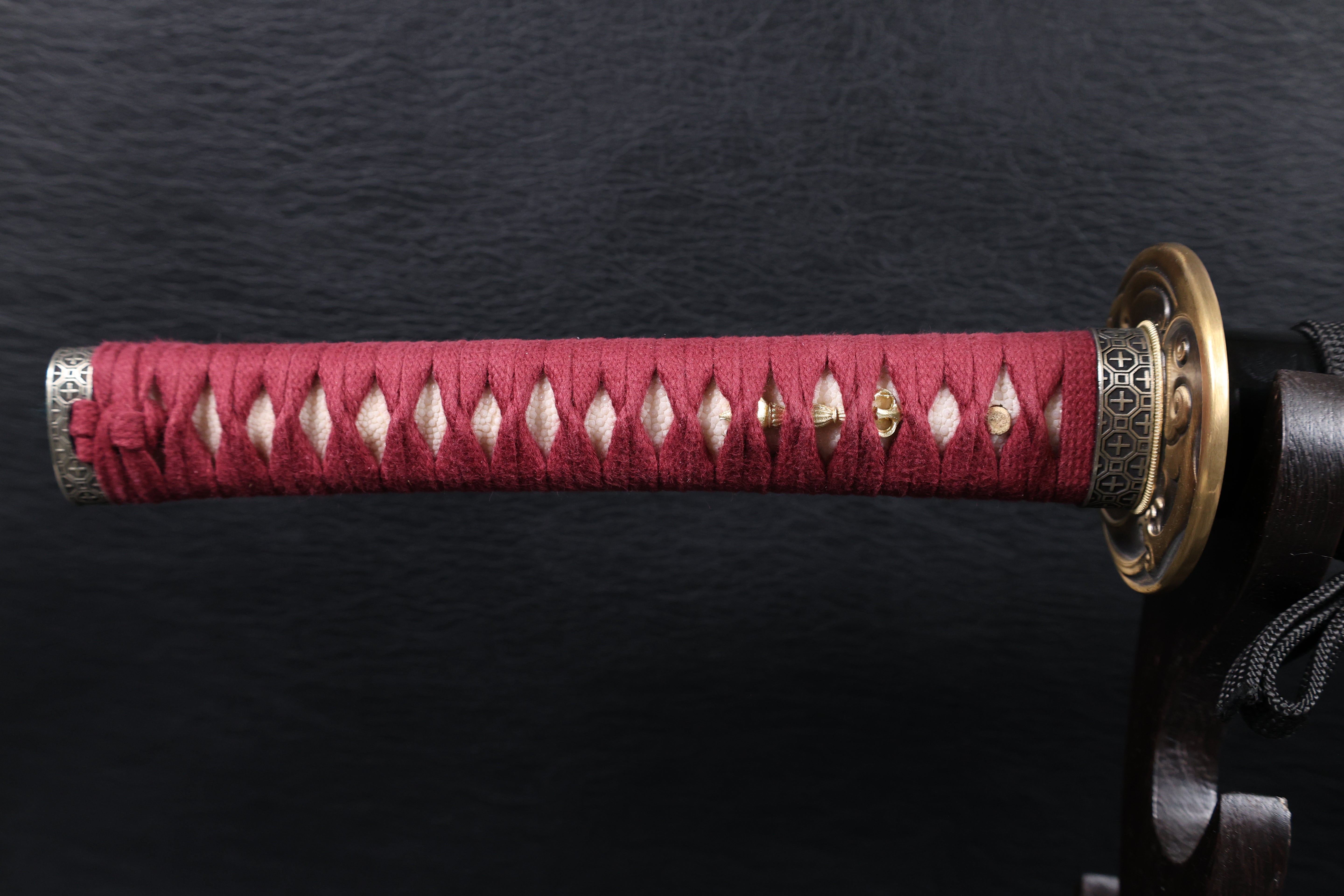 Katana Masamune Folded Steel Clay Tempered Blade with Notare Wave Hamon | KSA Hua