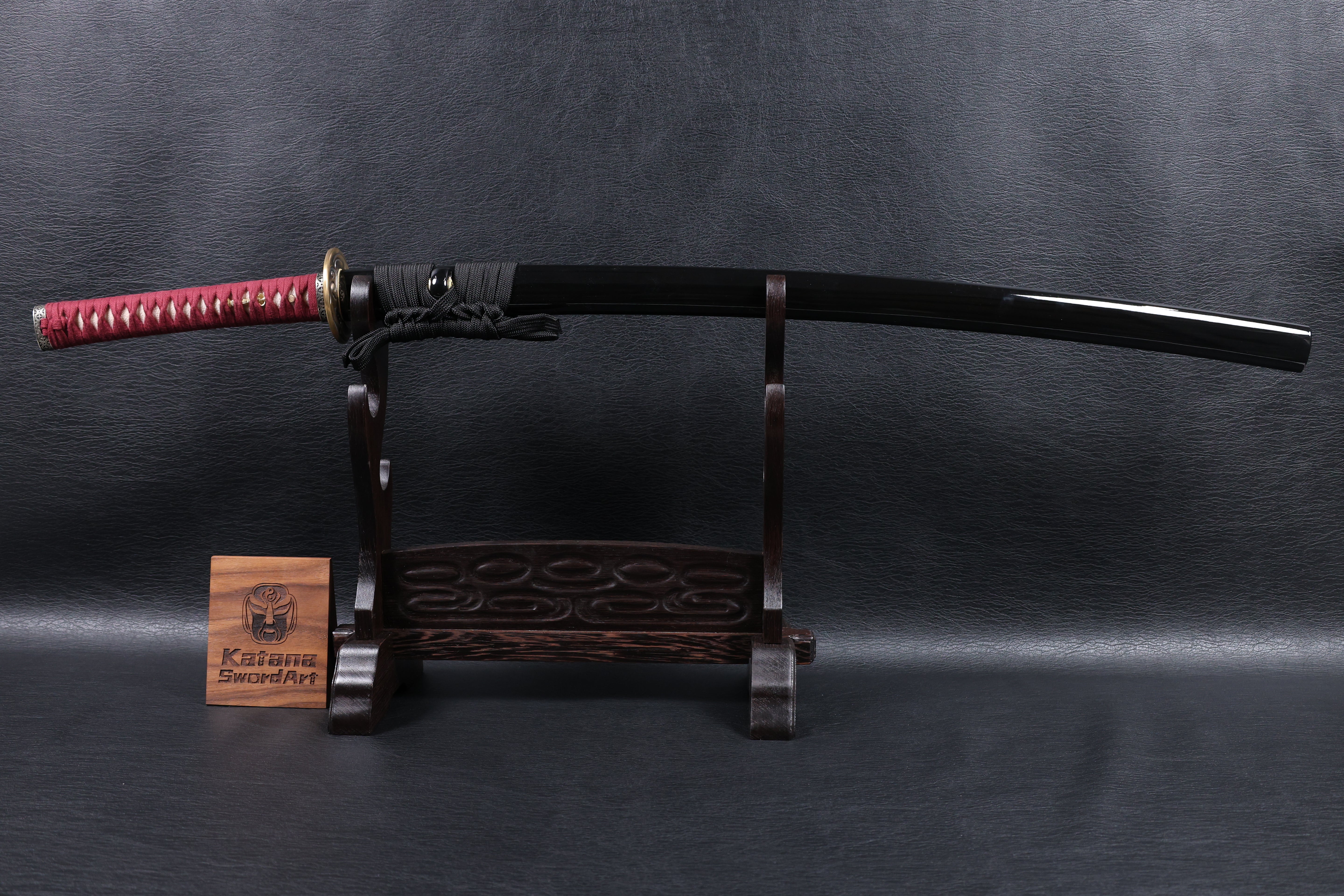 Katana Masamune Folded Steel Clay Tempered Blade with Notare Wave Hamon | KSA Hua