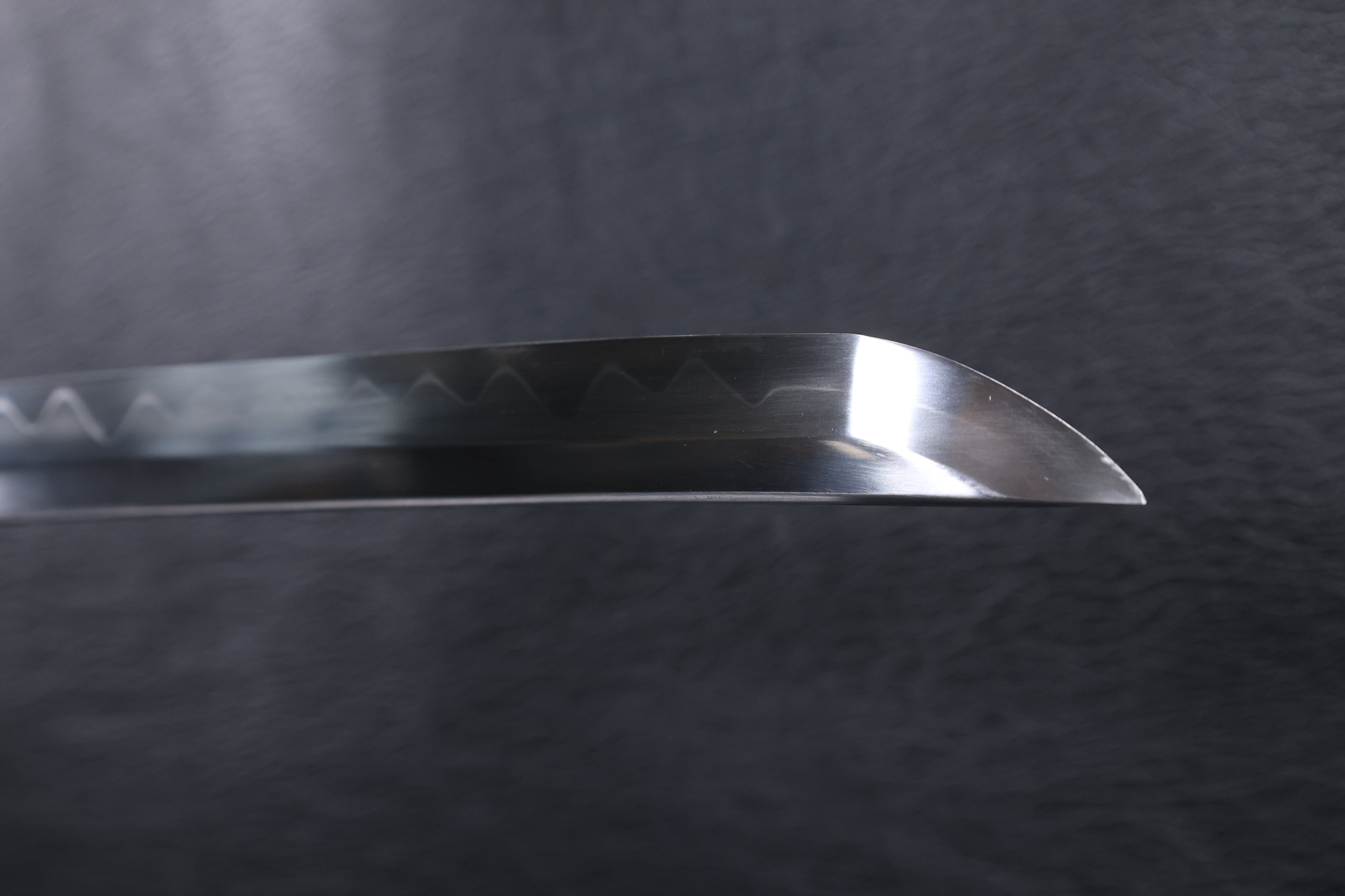Katana Nobutsuna T10 Clay Tempered Blade with Notare Wave Hamon | KSA Huo