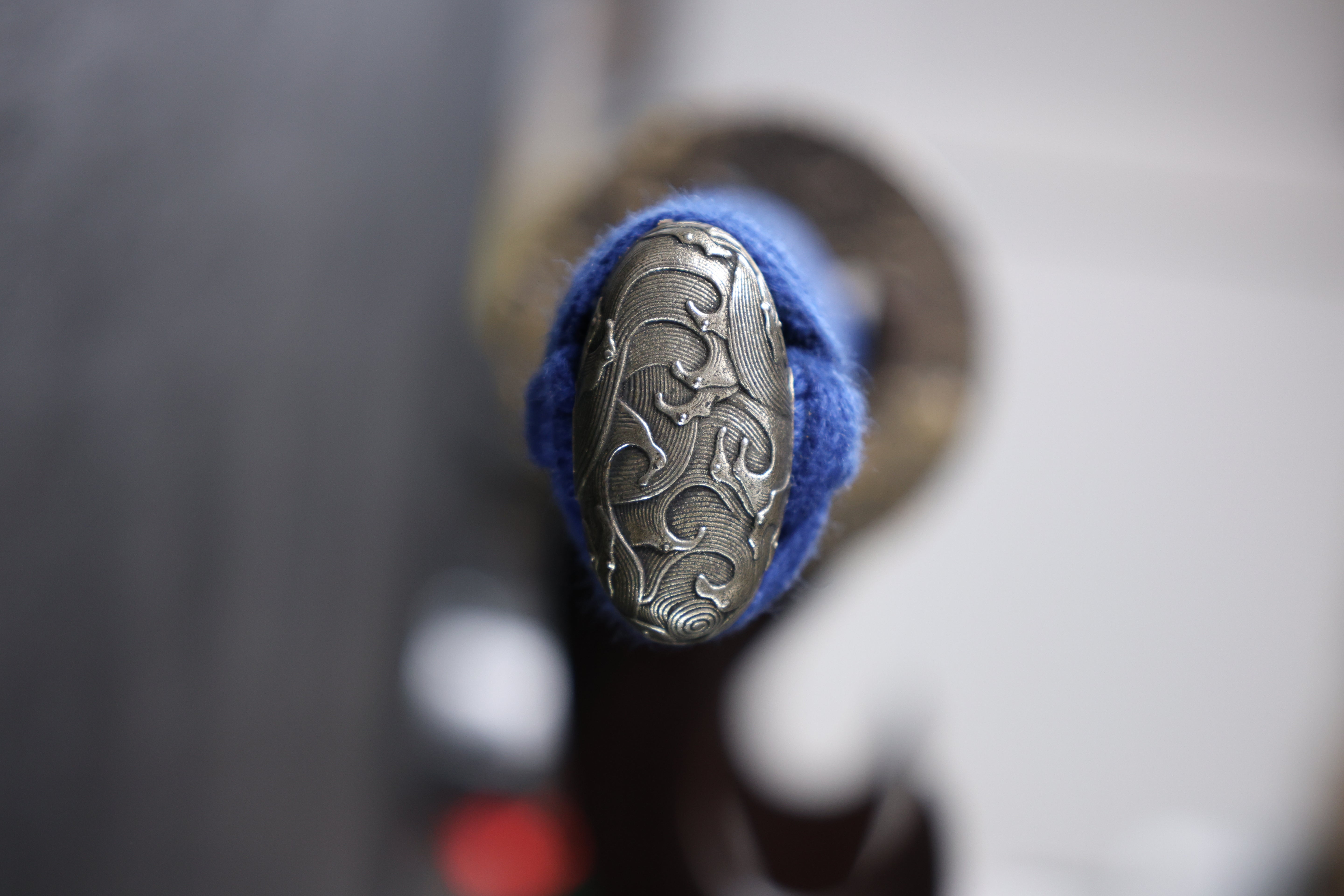 Katana Mitsunari T10 Clay Tempered Blade with Notare Wave Hamon | KSA Huo