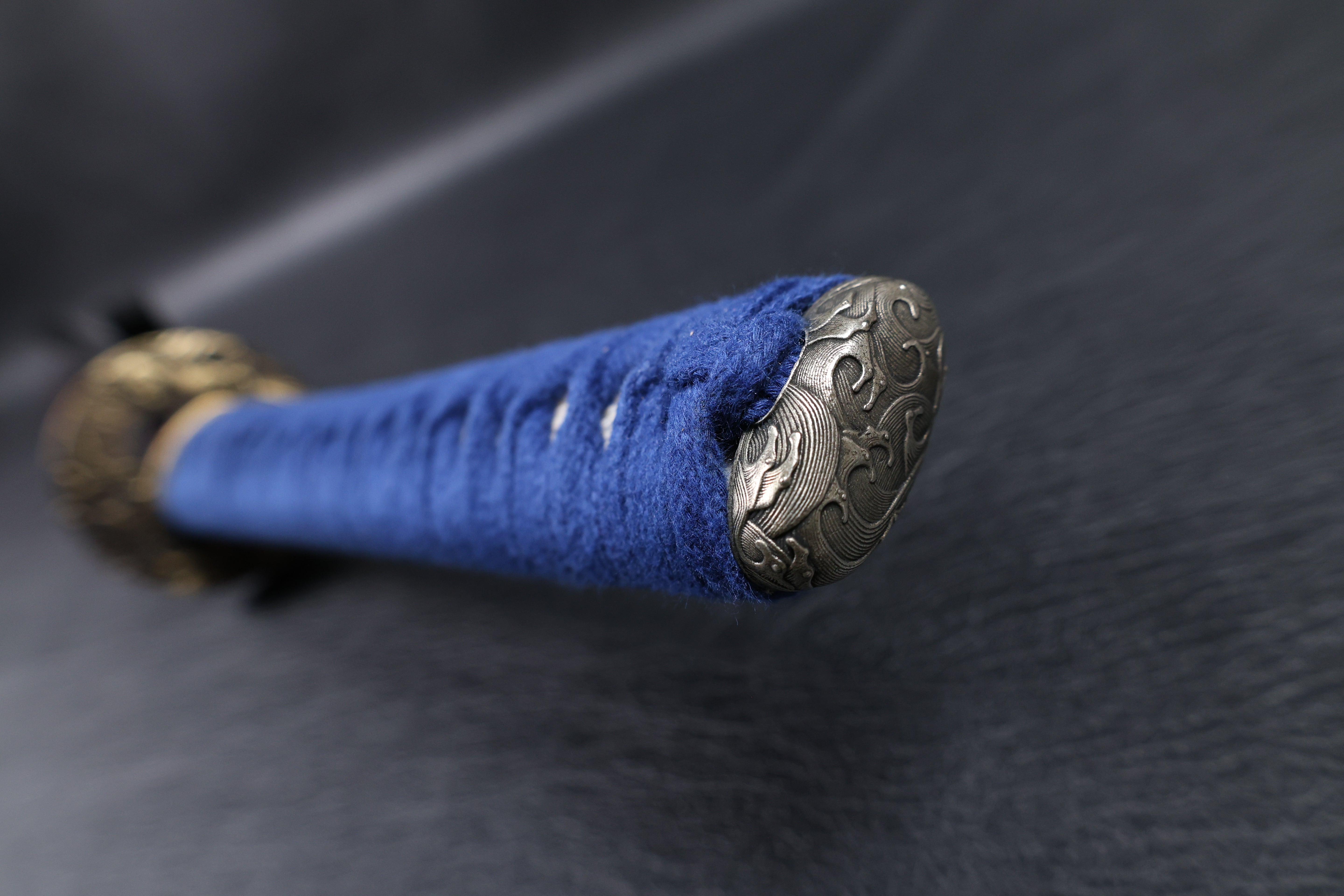 Katana Mitsunari T10 Clay Tempered Blade with Notare Wave Hamon | KSA Huo