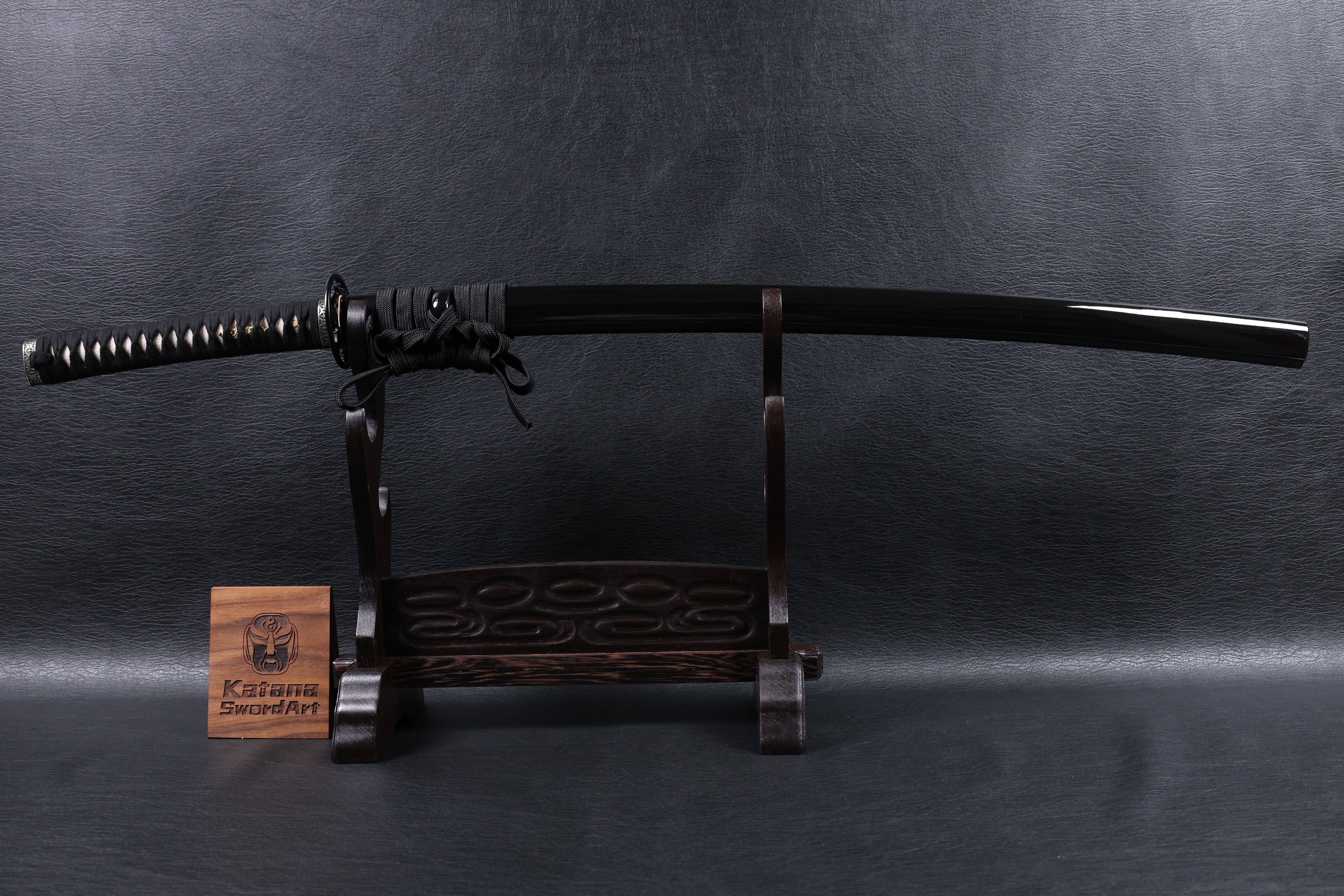 Katana Kiyomasa T10 Clay Tempered Blade with Notare Wave Hamon | KSA Huo