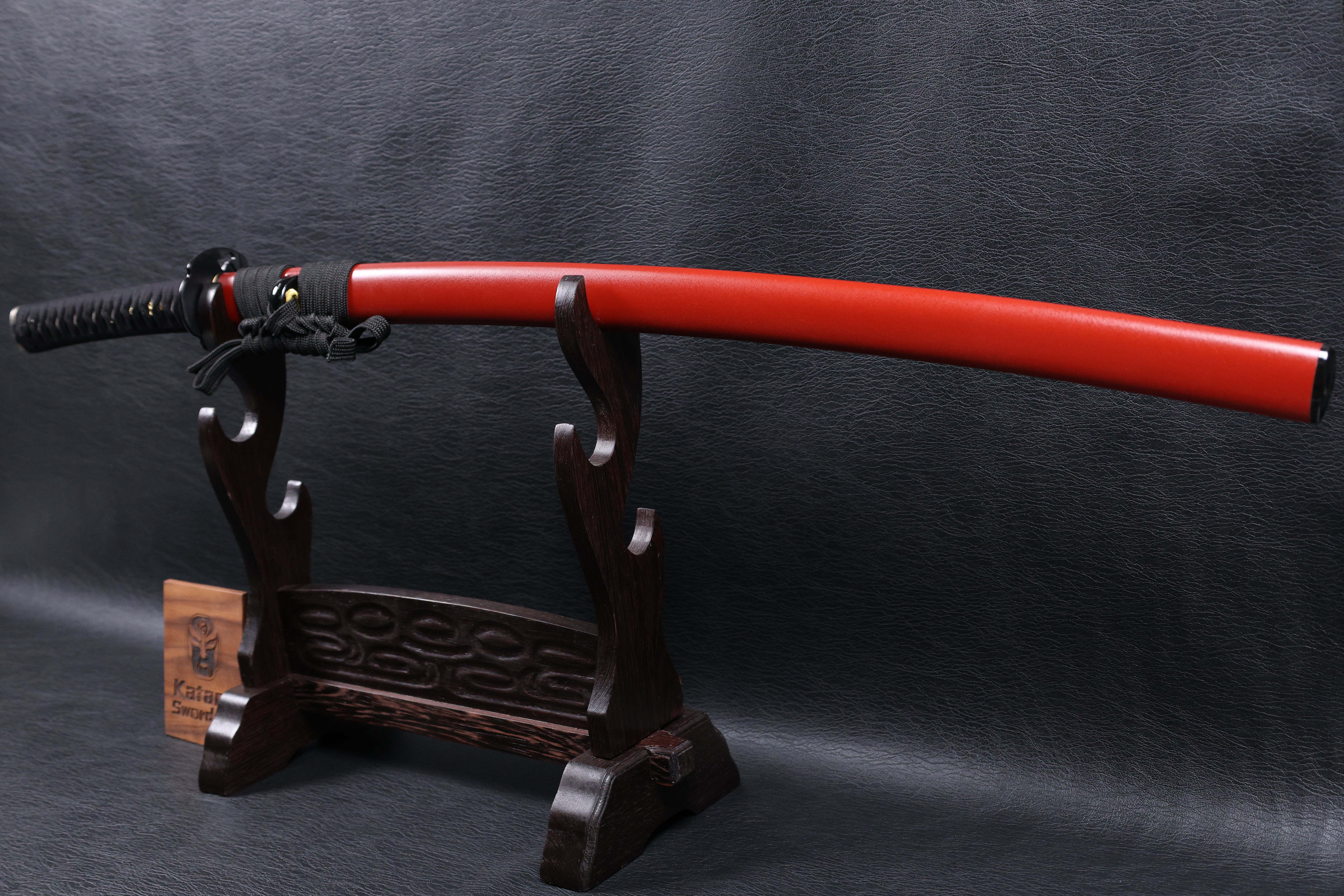 Katana Motonari T10 Clay Tempered Blade with Notare Wave Hamon | KSA Huo