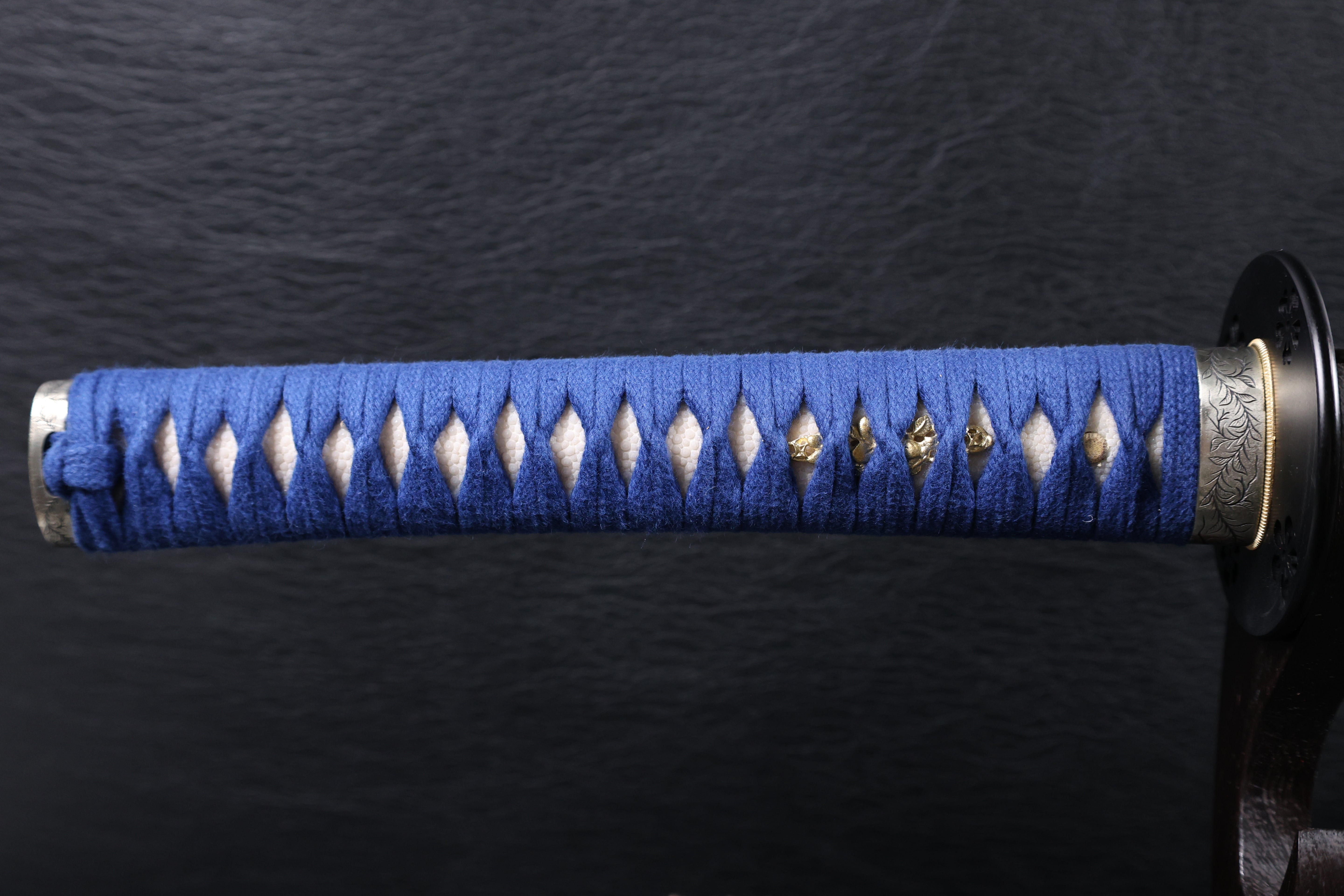 Katana Masashige T10 Clay Tempered Blade with Notare Wave Hamon | KSA Huo