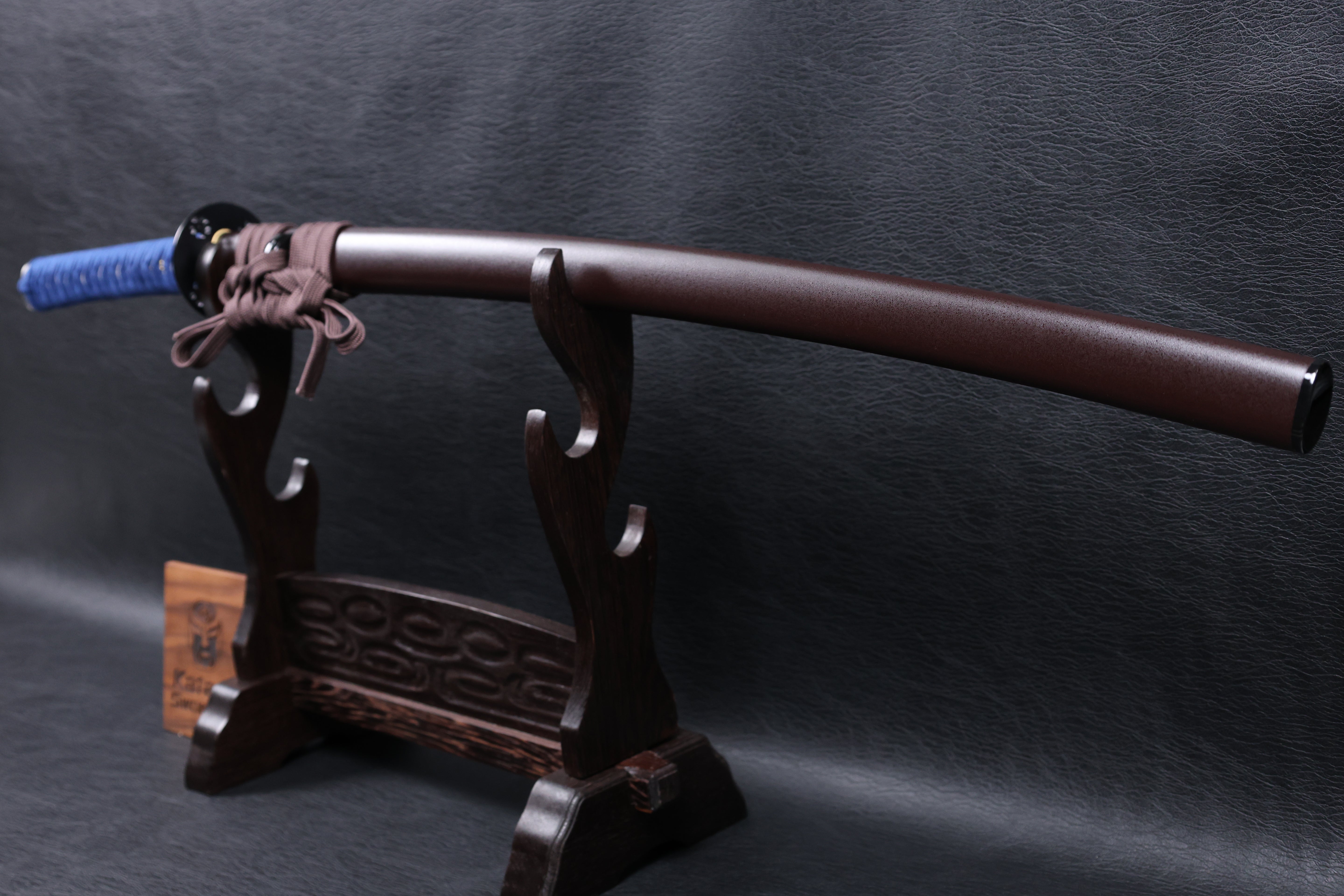 Katana Masashige T10 Clay Tempered Blade with Notare Wave Hamon | KSA Huo