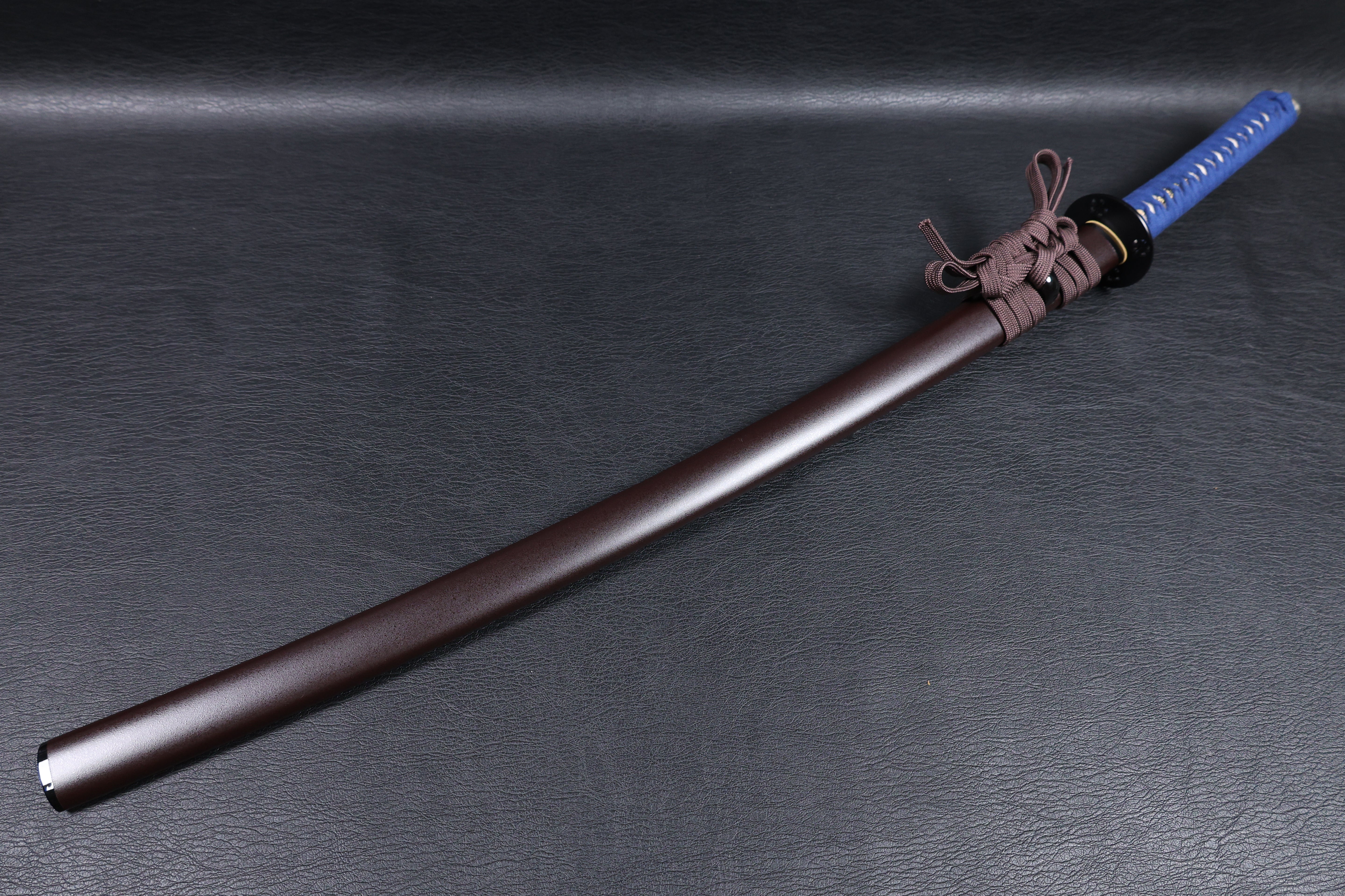 Katana Masashige T10 Clay Tempered Blade with Notare Wave Hamon | KSA Huo
