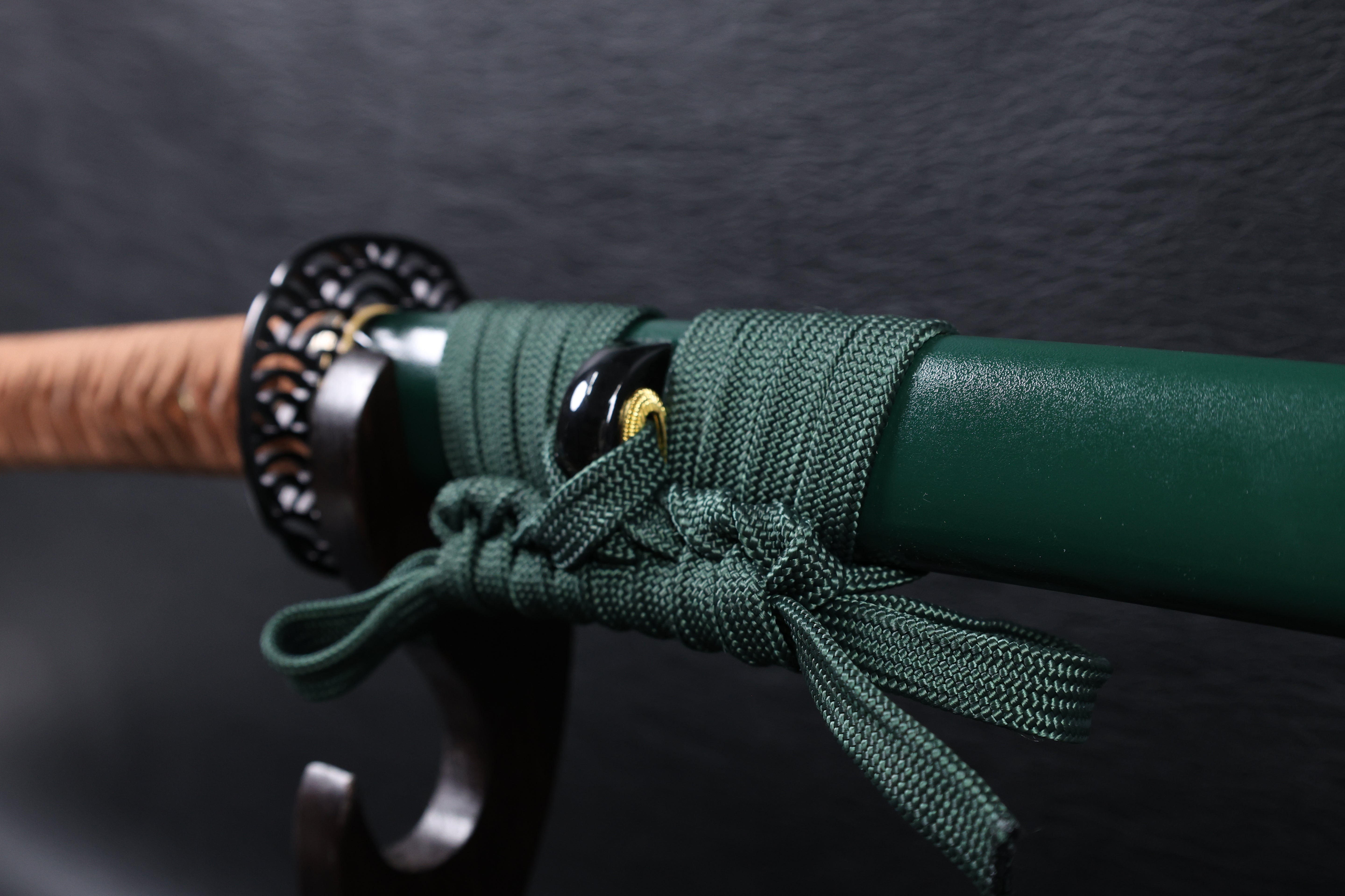 Katana Yoshitsune T10 Clay Tempered Blade with Notare Wave Hamon | KSA Huo
