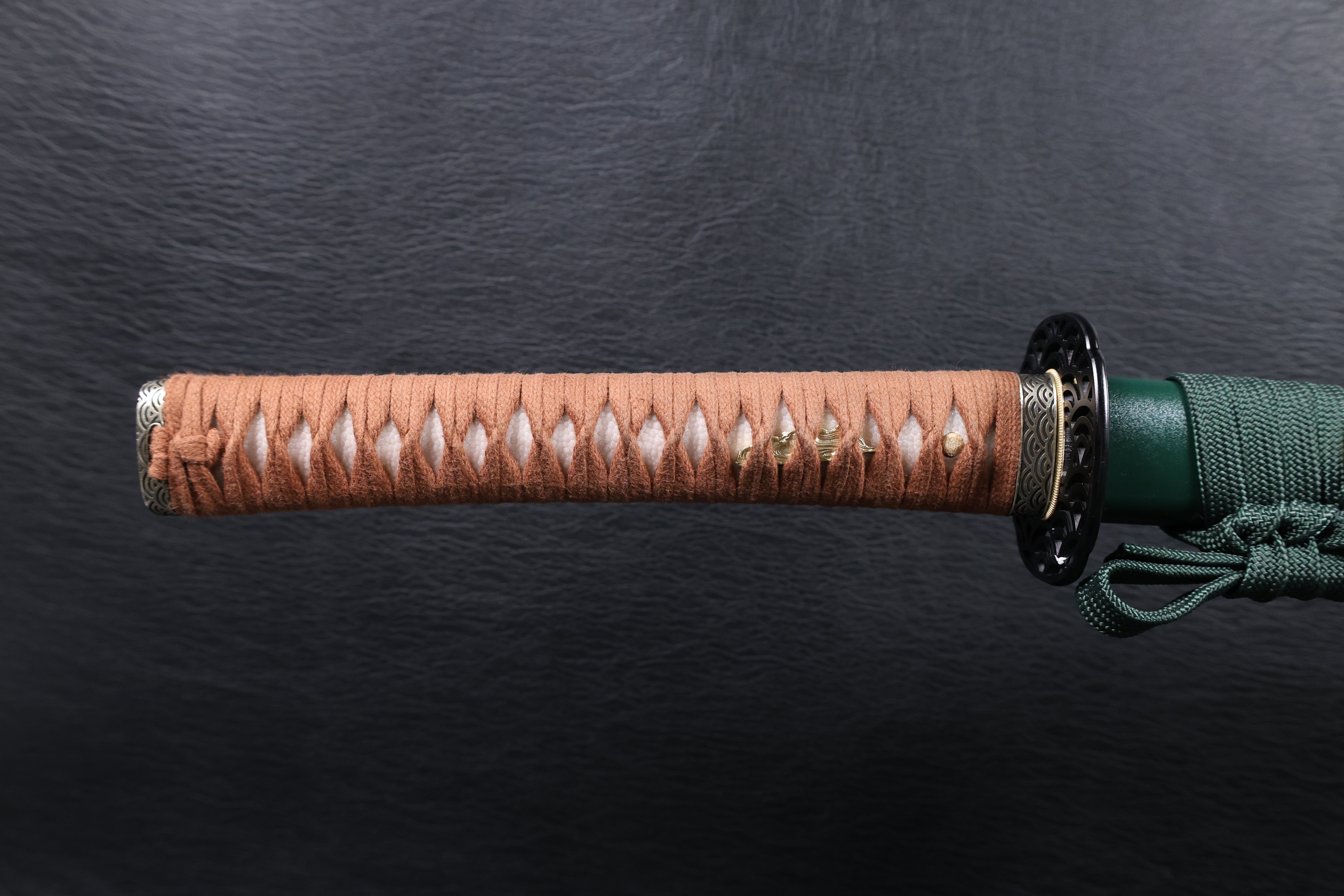 Katana Yoshitsune T10 Clay Tempered Blade with Notare Wave Hamon | KSA Huo