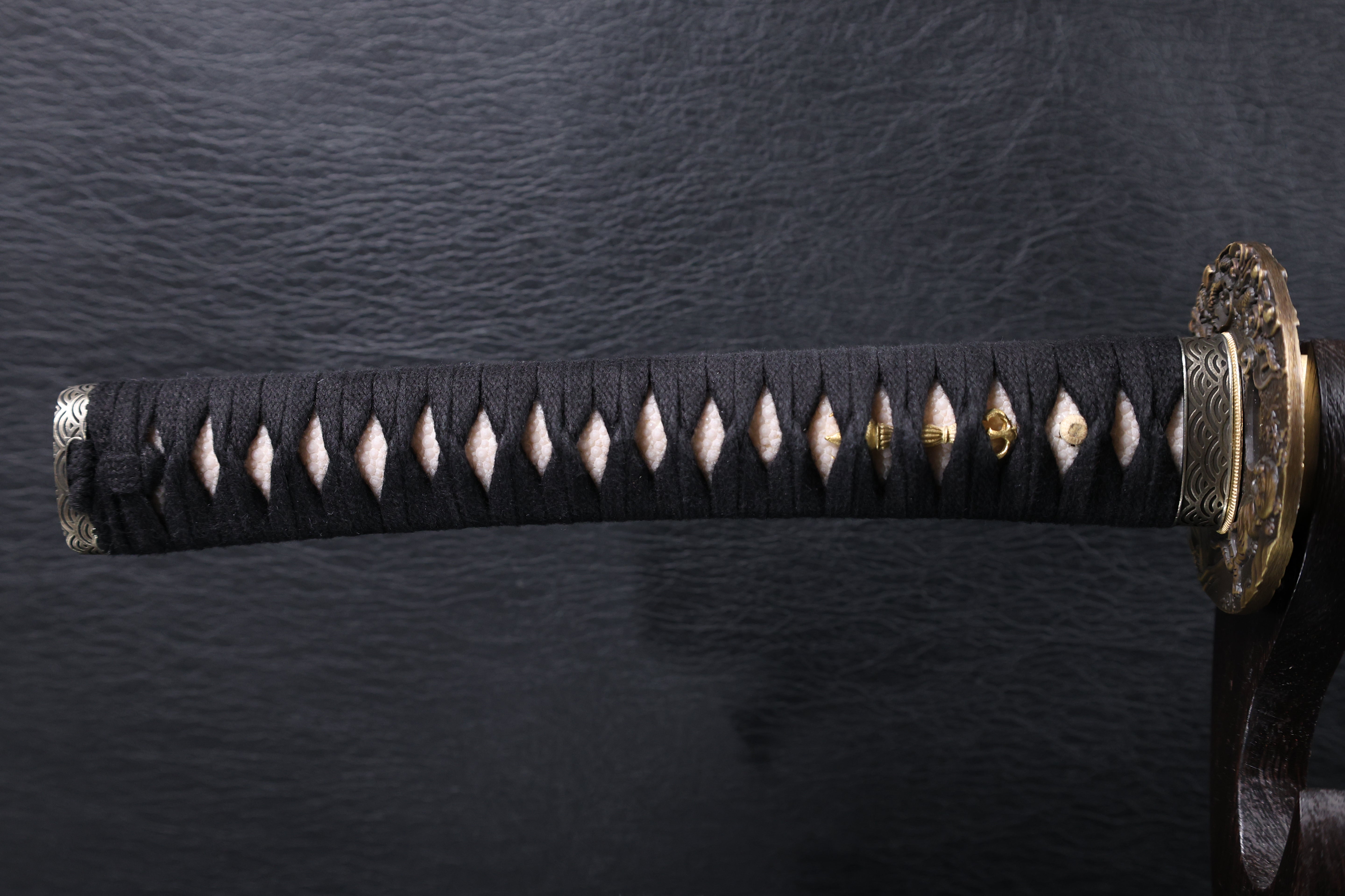 Katana Nagamasa Folded Steel Clay Tempered Blade with Sanbonsugi Hamon | KSA Hua
