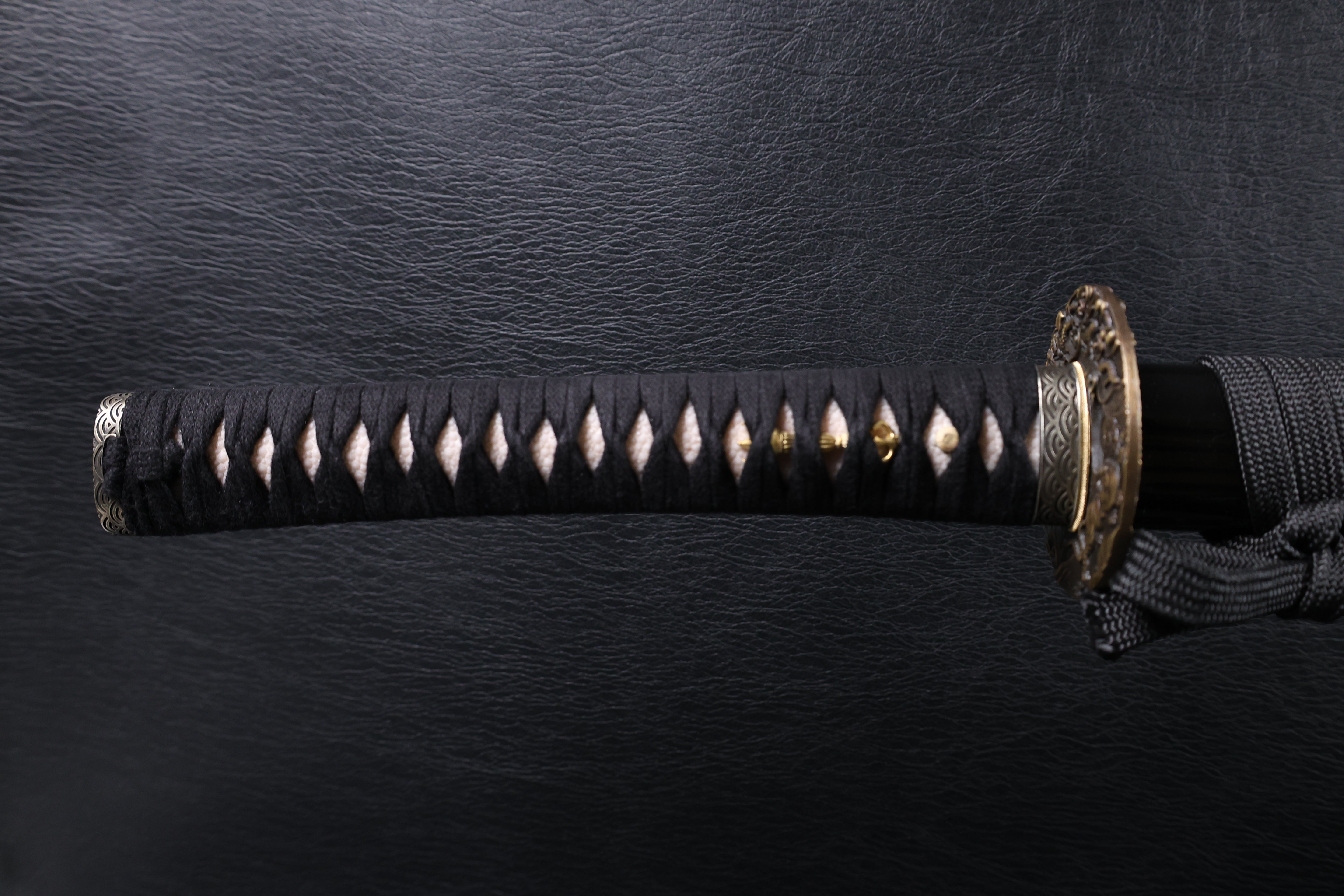 Katana Nagamasa Folded Steel Clay Tempered Blade with Sanbonsugi Hamon | KSA Hua