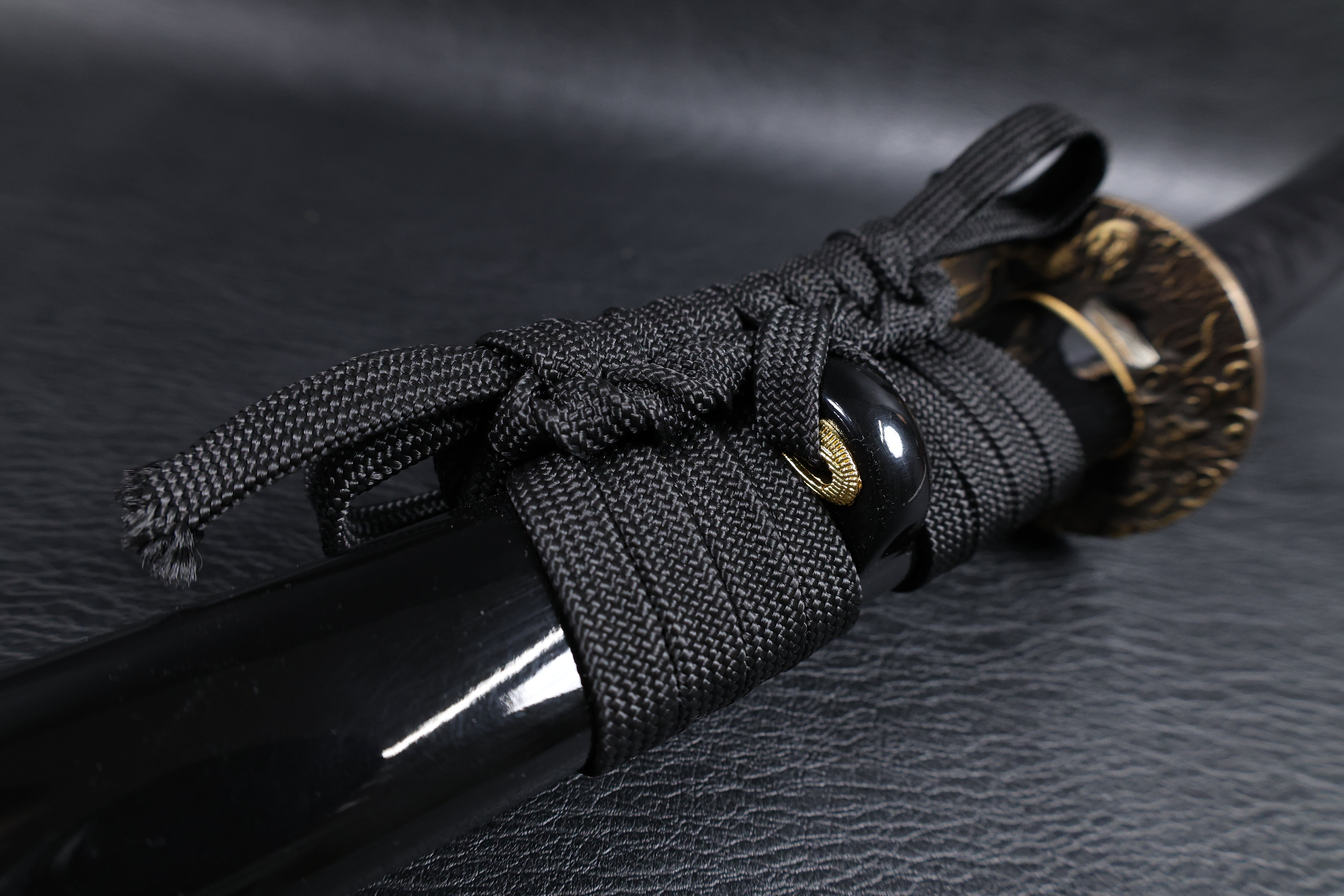 Katana Nagamasa Folded Steel Clay Tempered Blade with Sanbonsugi Hamon | KSA Hua