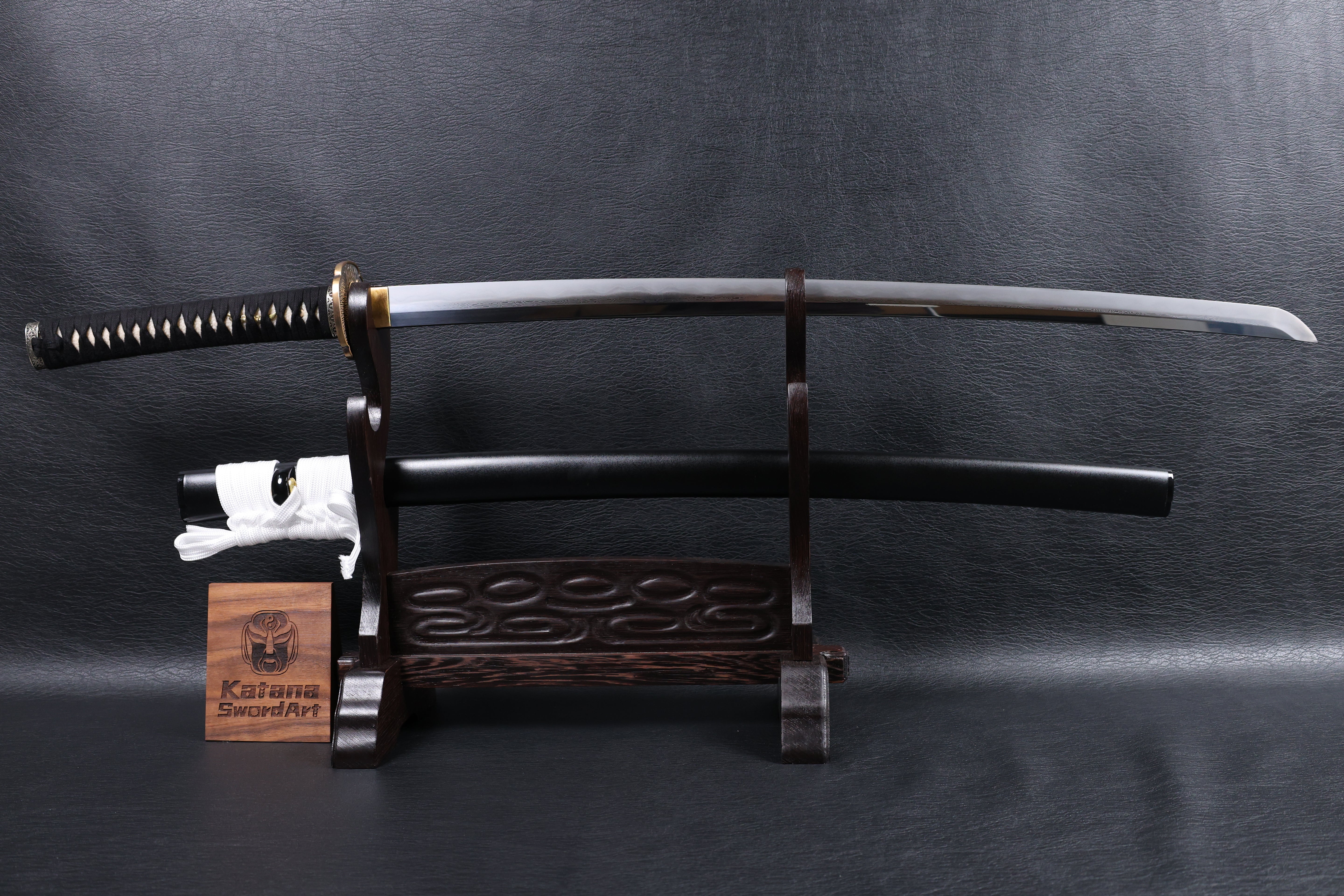 Katana Yoshikage Folded Steel Clay Tempered Blade with Sanbonsugi Hamon | KSA Jiang