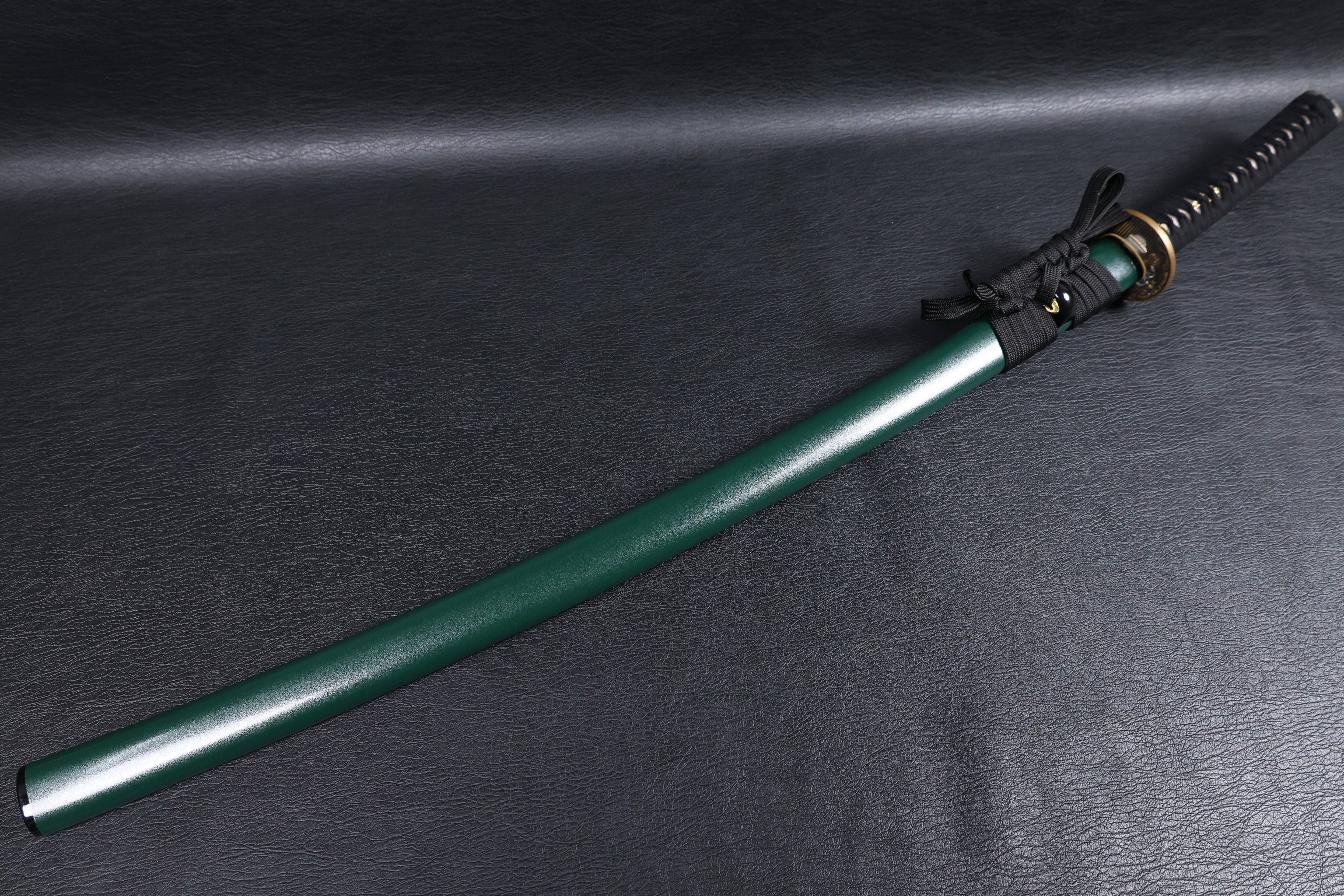Katana Dōsan Folded Steel Clay Tempered Blade with Sanbonsugi Hamon | KSA Jiang