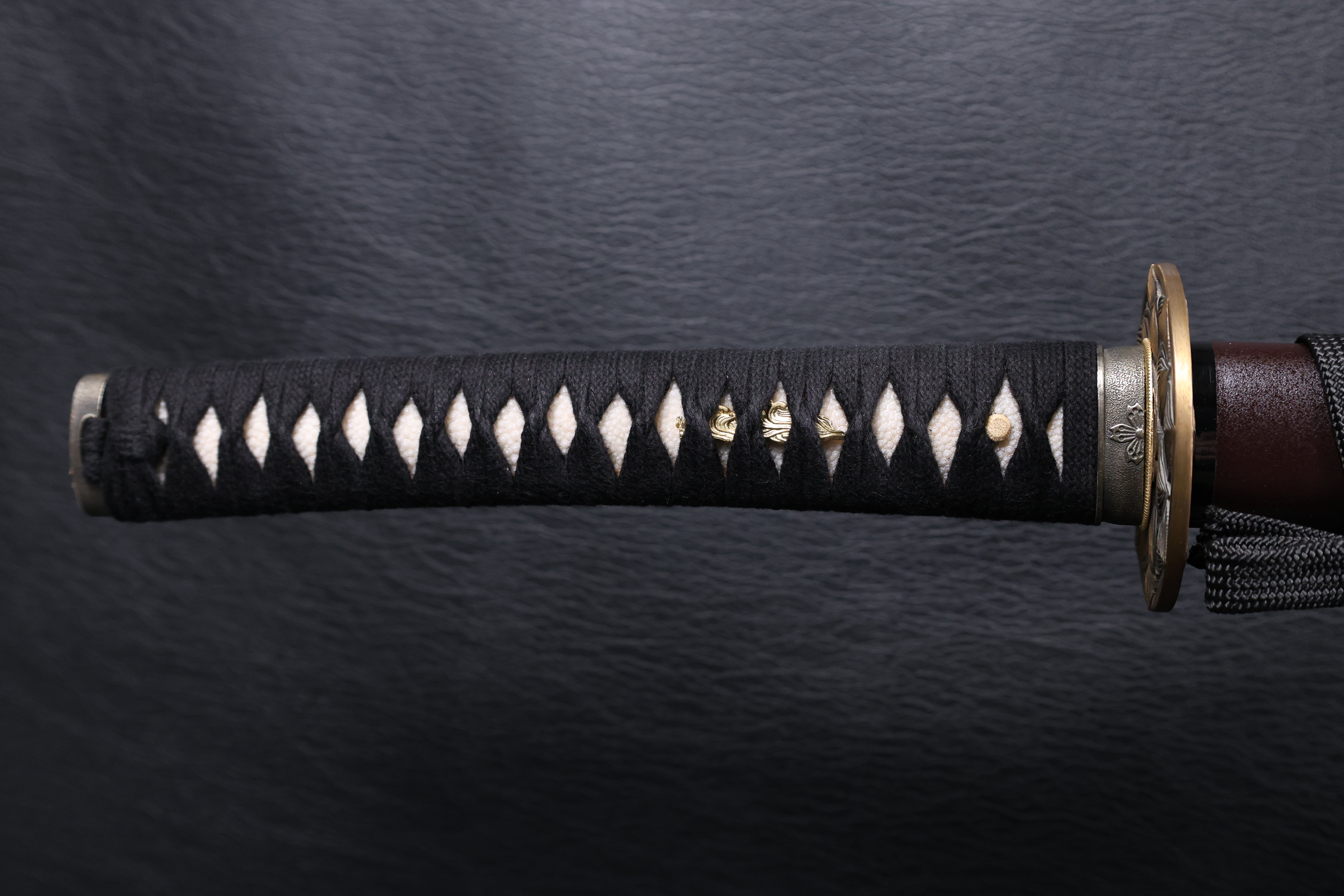 Katana Tatsuoki Folded Steel Clay Tempered Blade with Sanbonsugi Hamon | KSA Jiang