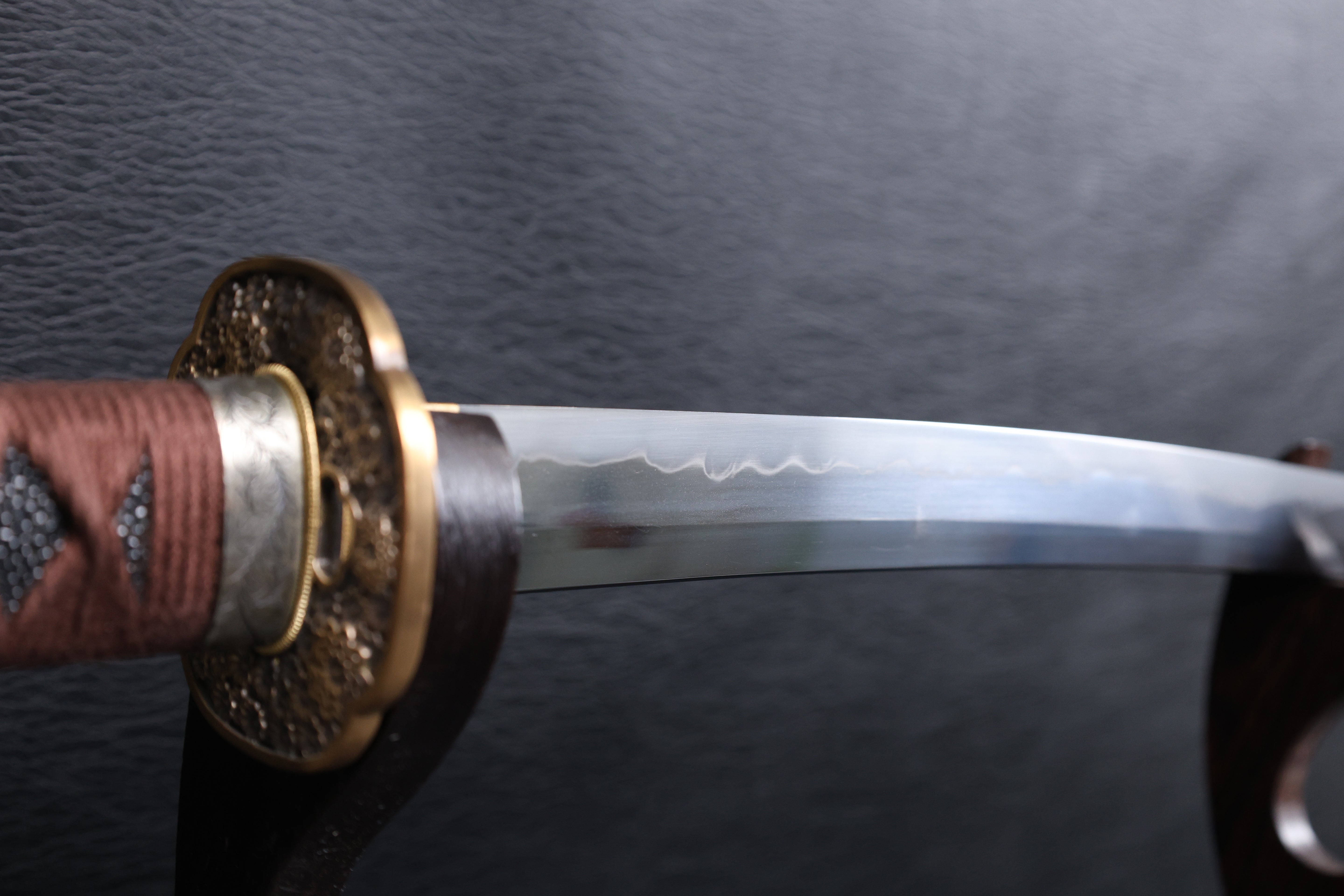 Katana Kanetsugu T10 Clay Tempered Blade with Notare Hamon | KSA Huo