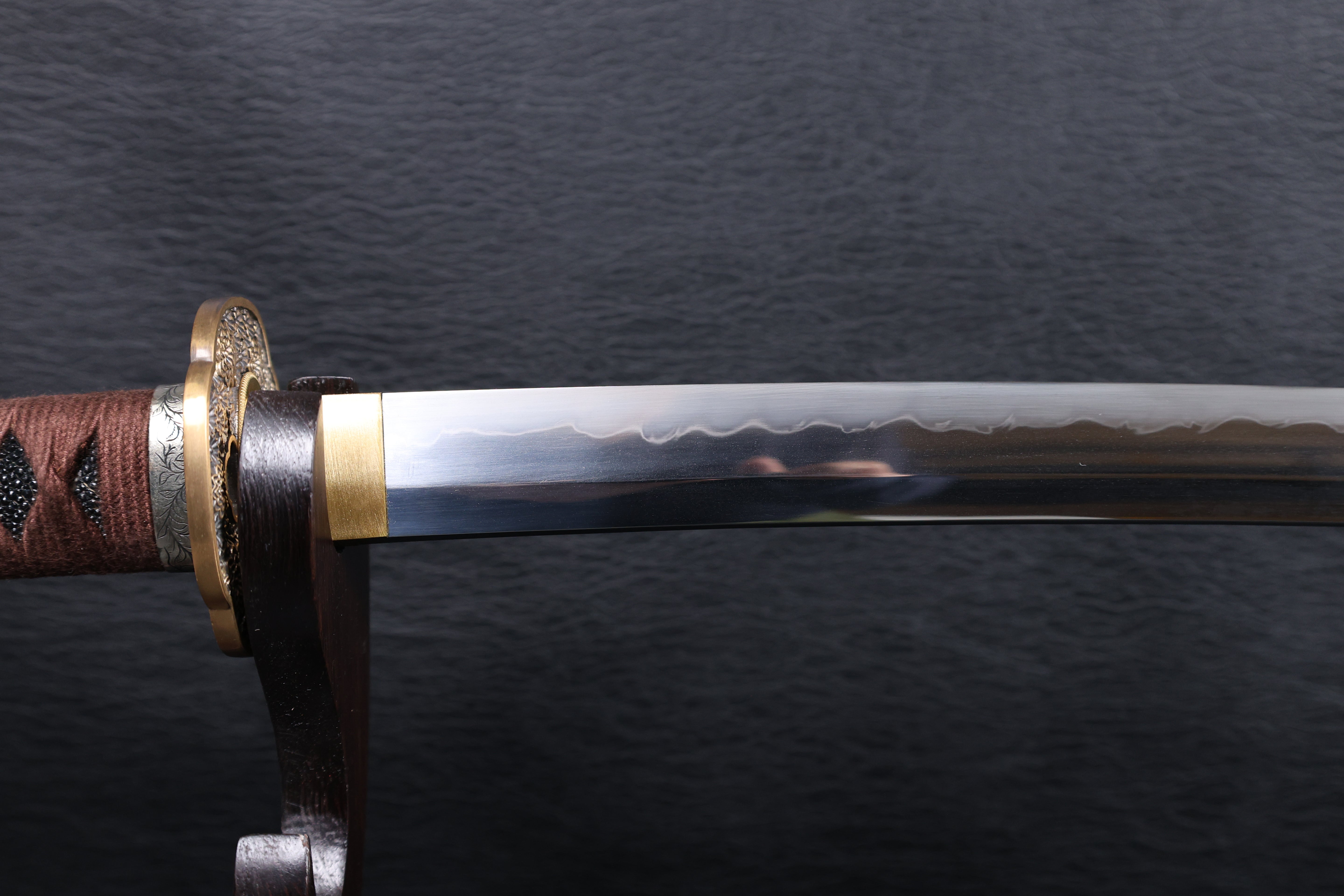 Katana Kanetsugu T10 Clay Tempered Blade with Notare Hamon | KSA Huo