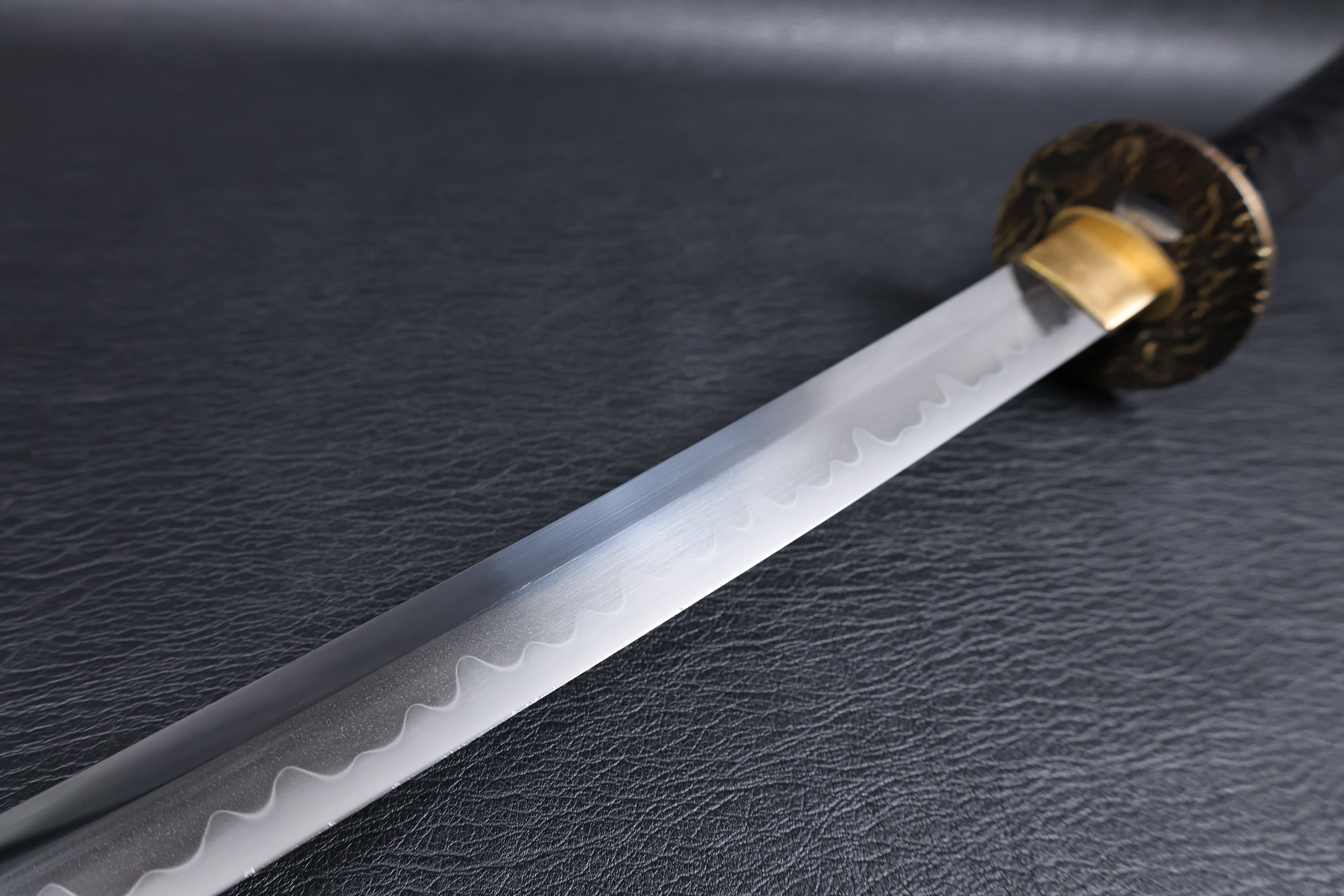 Katana Masayuki T10 Clay Tempered Blade with Sanbonsugi Hamon | KSA Huo