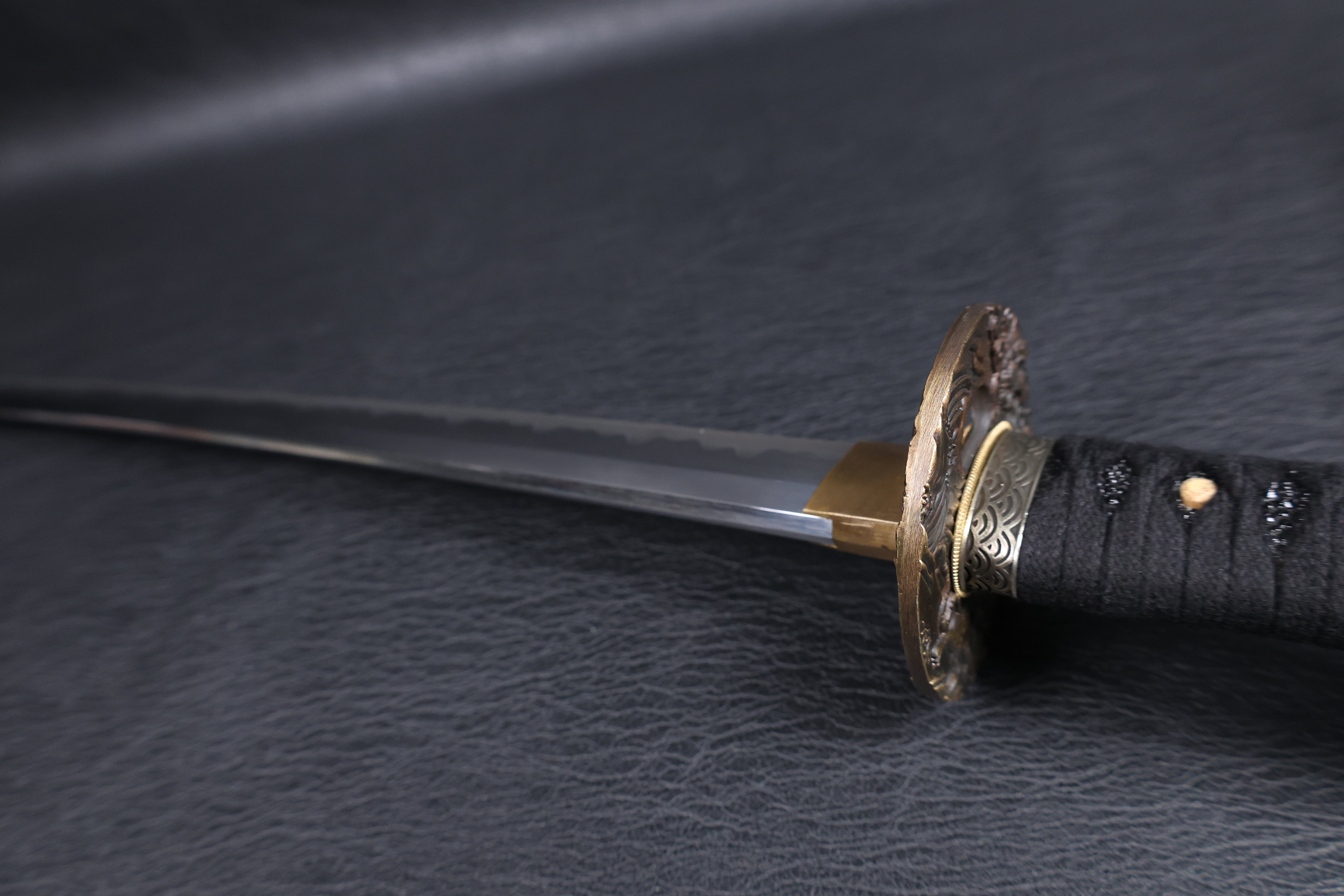 Katana Masayuki T10 Clay Tempered Blade with Sanbonsugi Hamon | KSA Huo