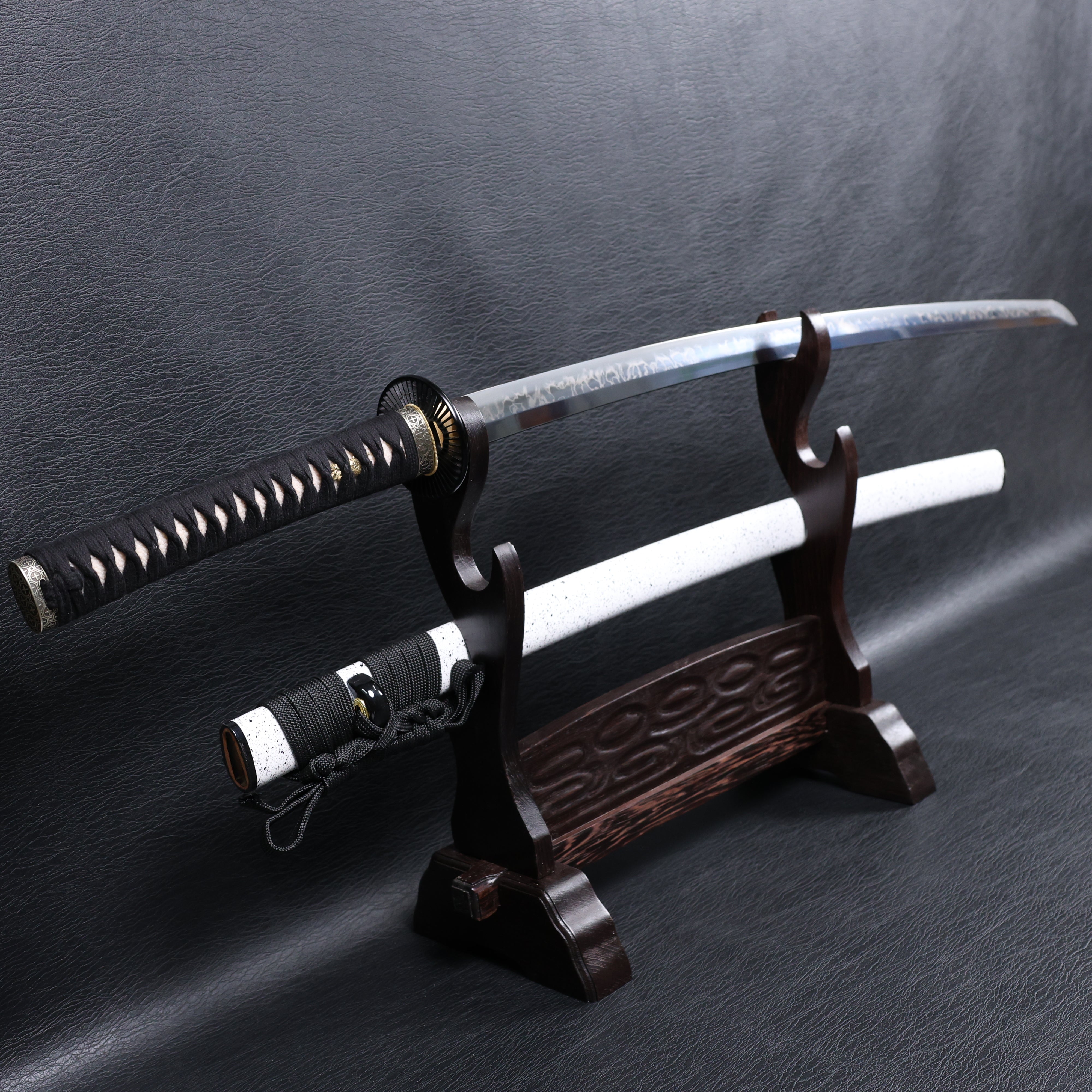 Katana Motochika T10 Clay Tempered Blade with Hitatsura Hamon | KSA Jiang