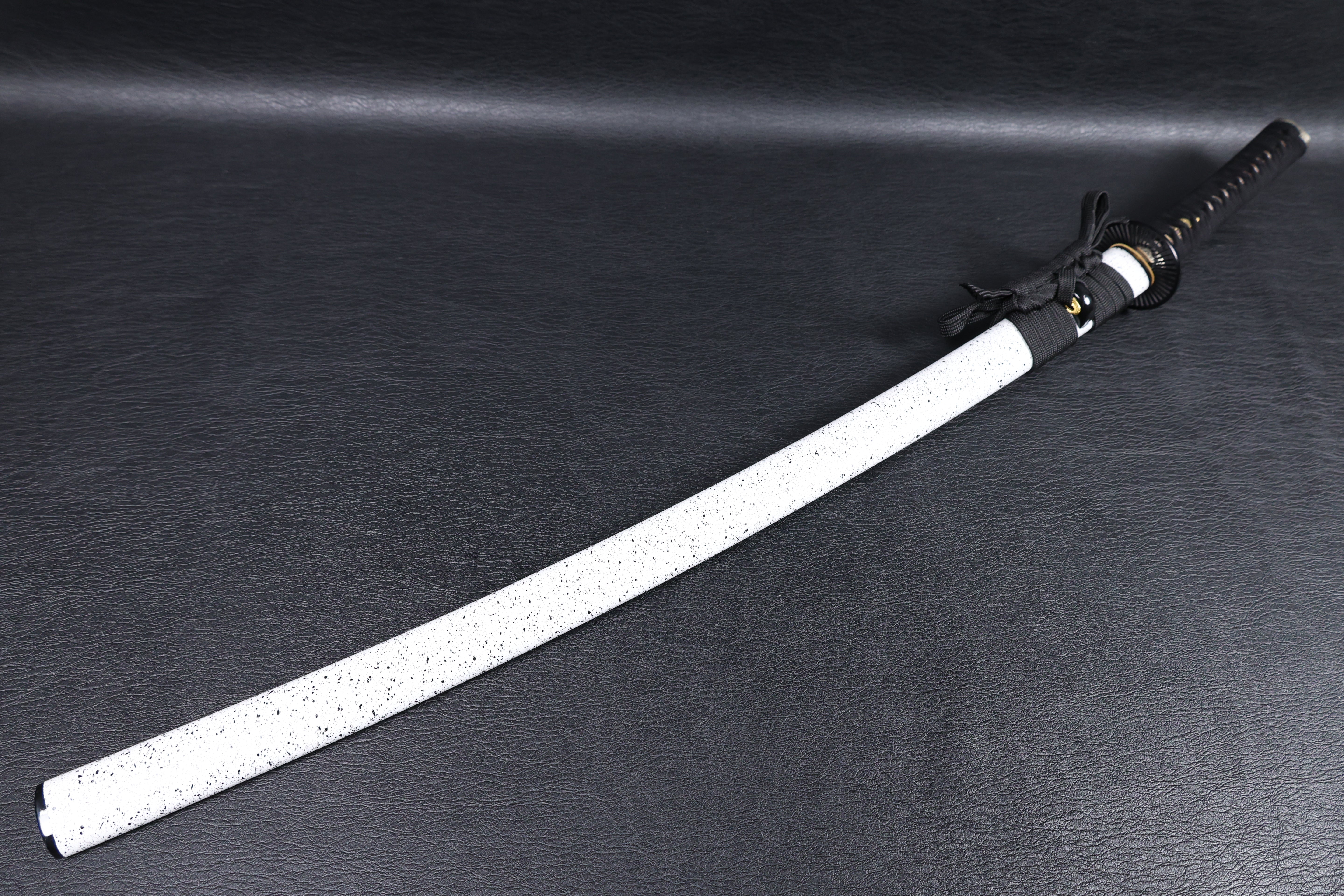 Katana Motochika T10 Clay Tempered Blade with Hitatsura Hamon | KSA Jiang