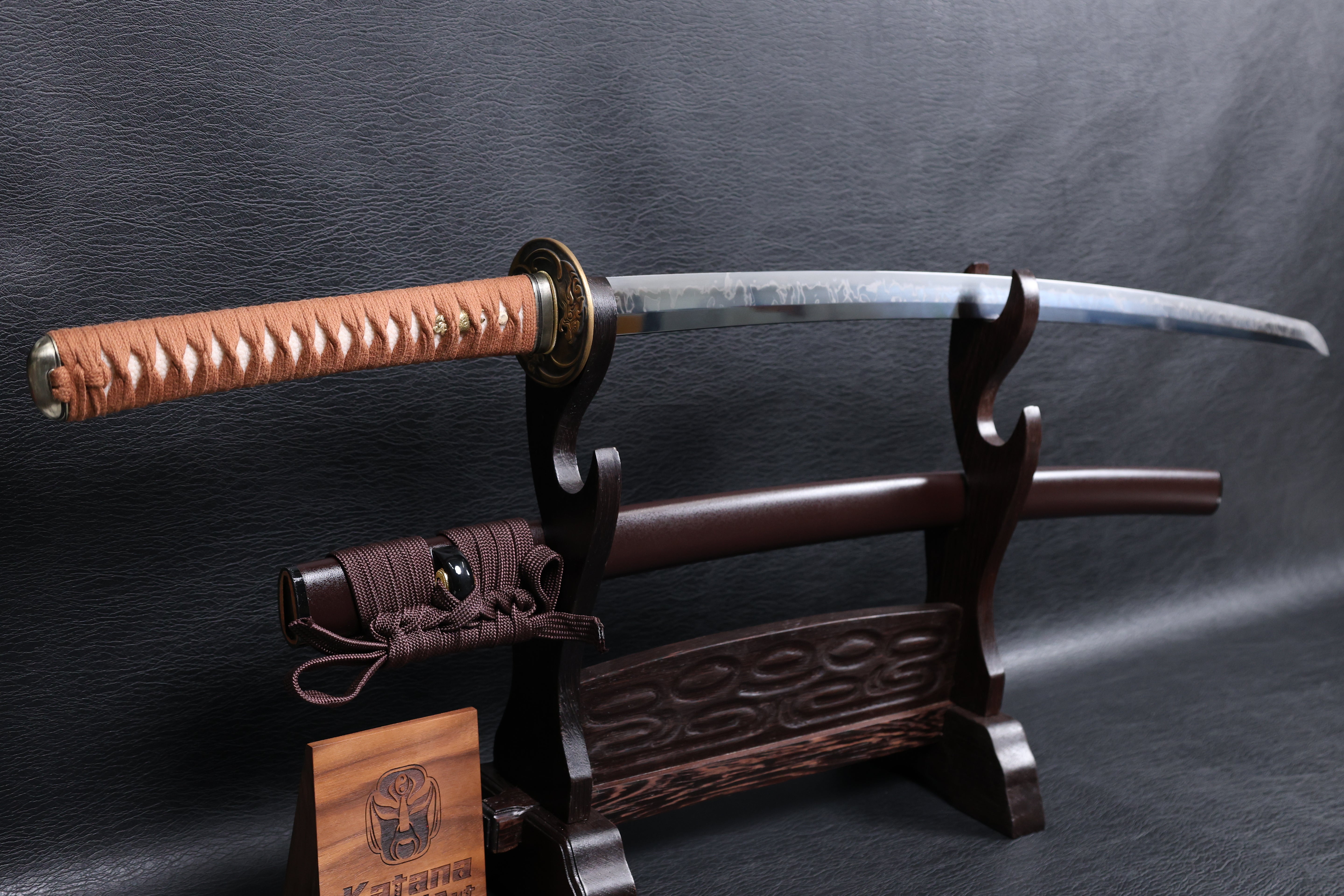 Katana Haruhisa T10 Clay Tempered Blade with Hitatsura Hamon | KSA Jiang