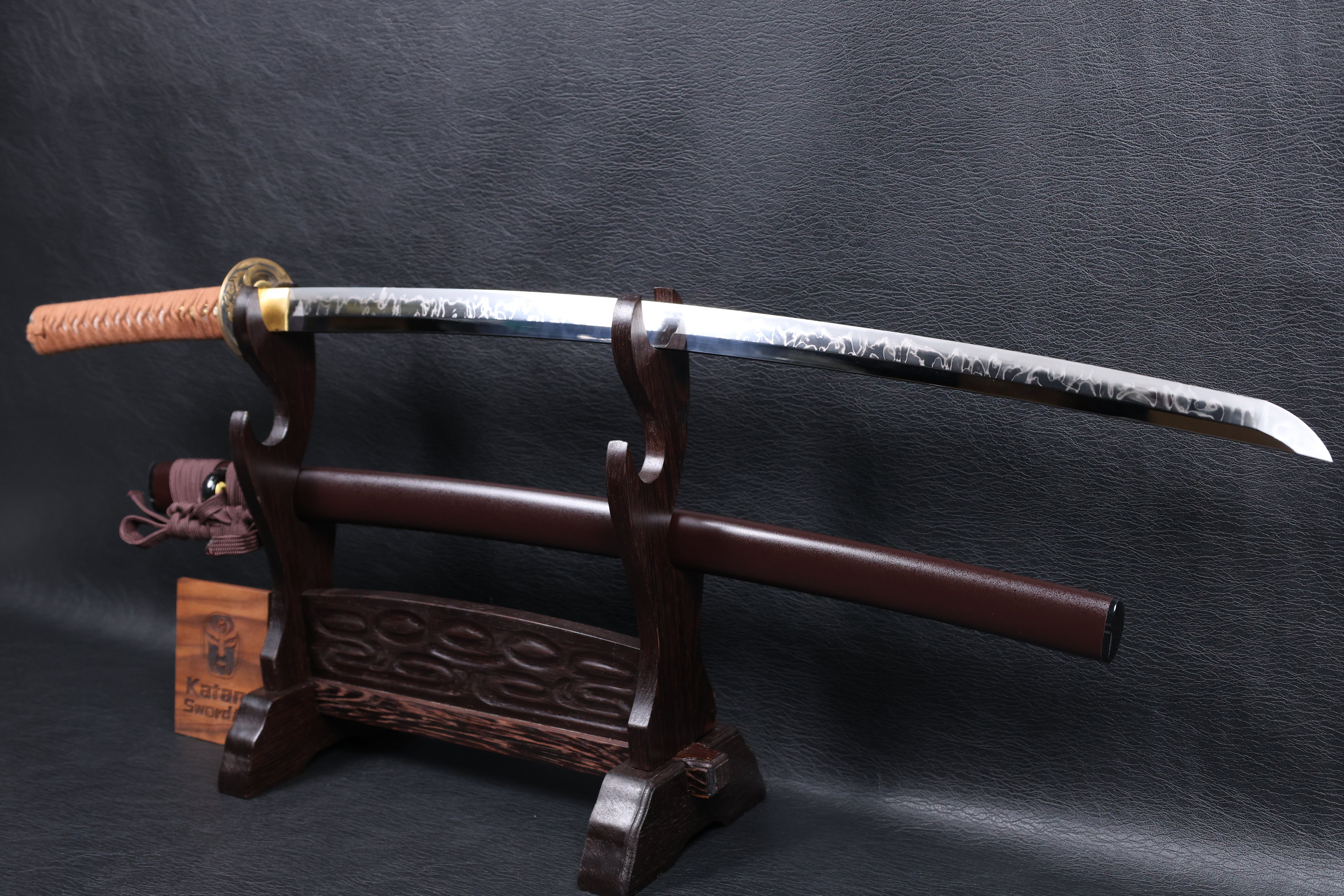Katana Haruhisa T10 Clay Tempered Blade with Hitatsura Hamon | KSA Jiang