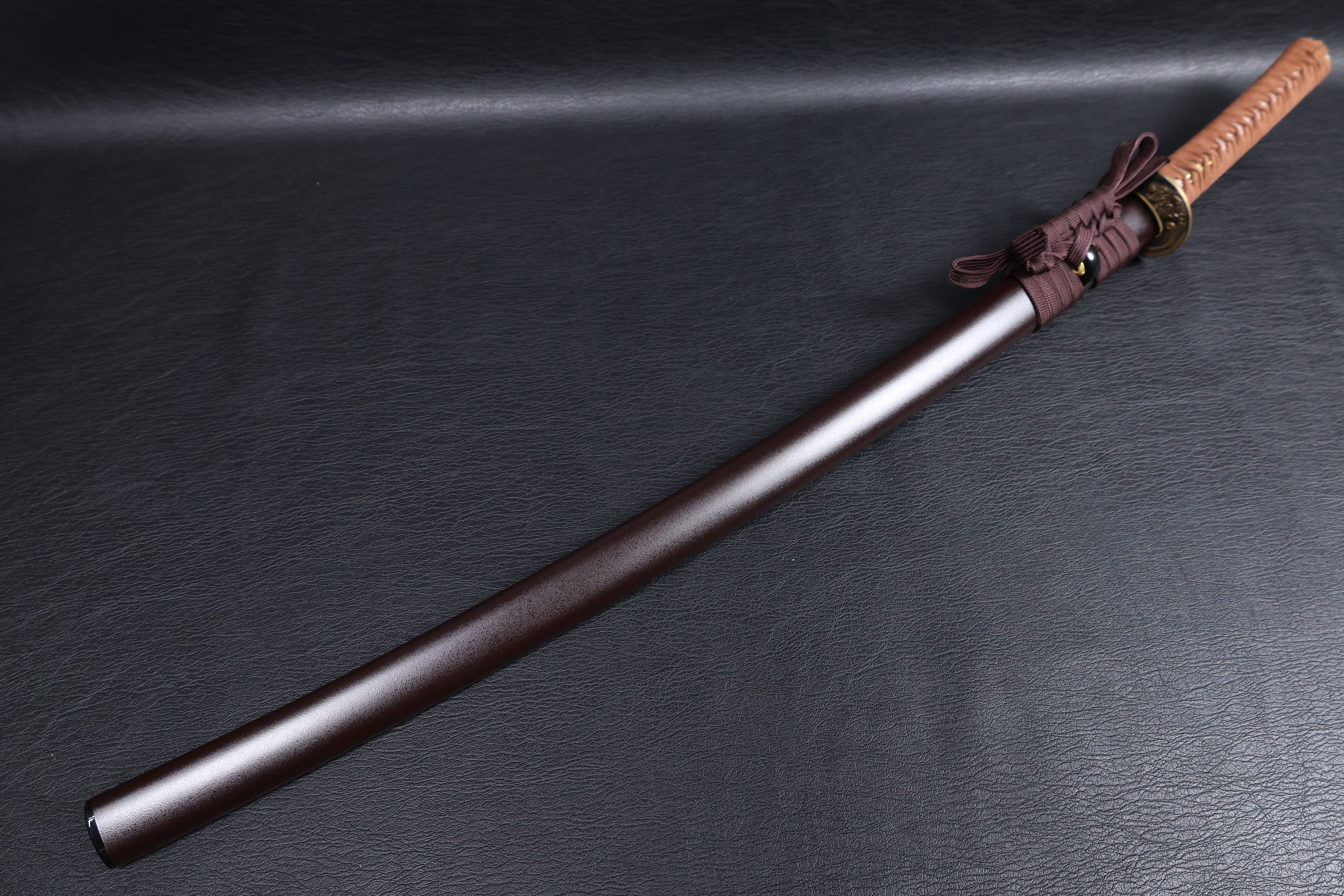 Katana Haruhisa T10 Clay Tempered Blade with Hitatsura Hamon | KSA Jiang