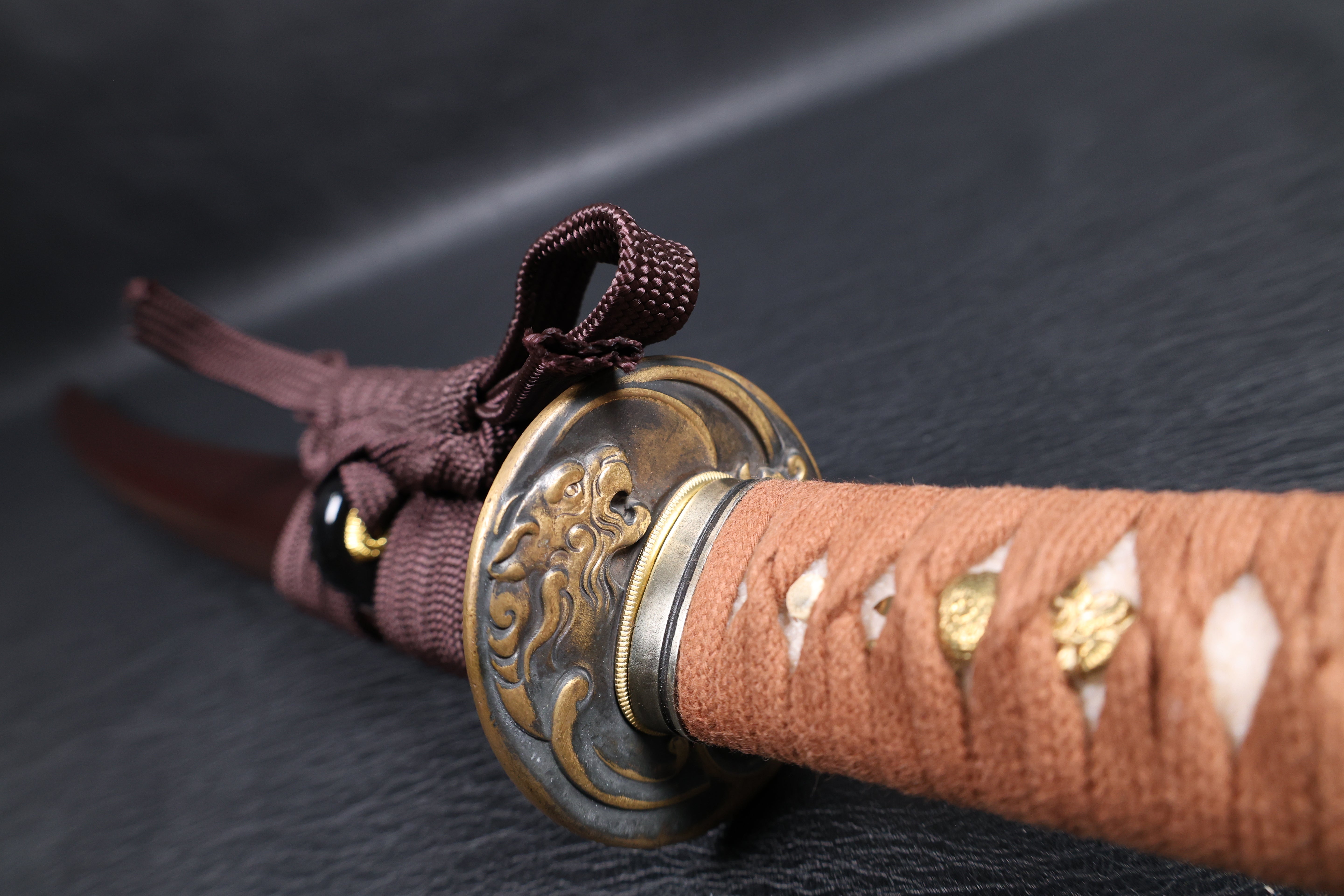 Katana Haruhisa T10 Clay Tempered Blade with Hitatsura Hamon | KSA Jiang